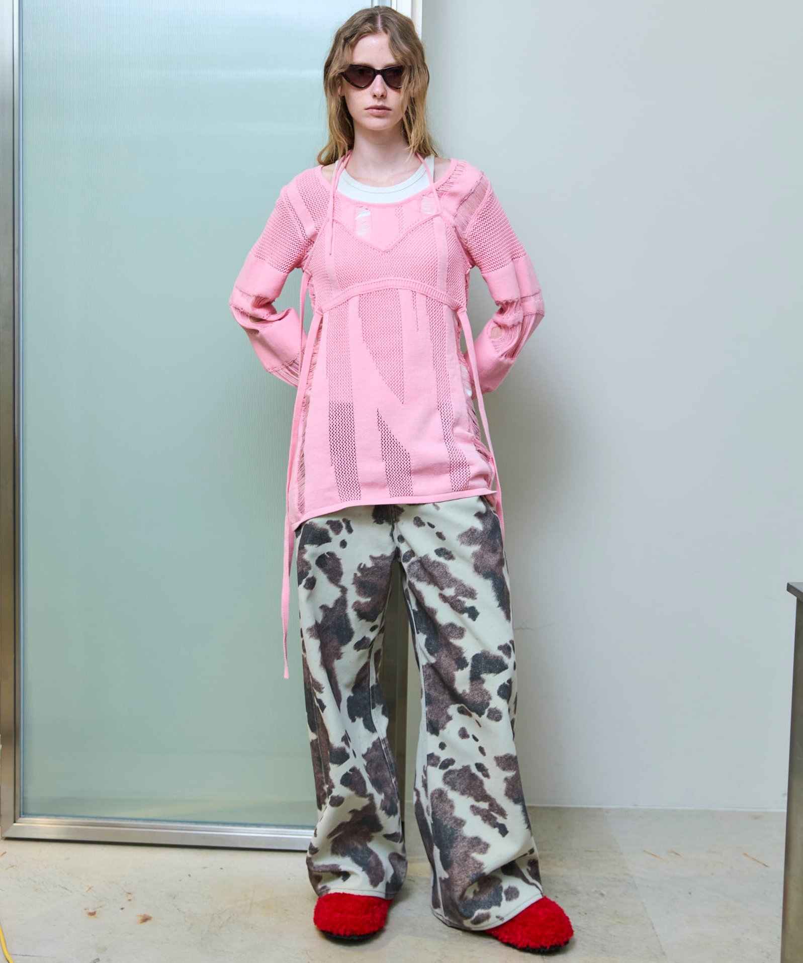 MAISON SPECIAL｜Random Mesh Knit Tops | Rakuten Fashion(楽天