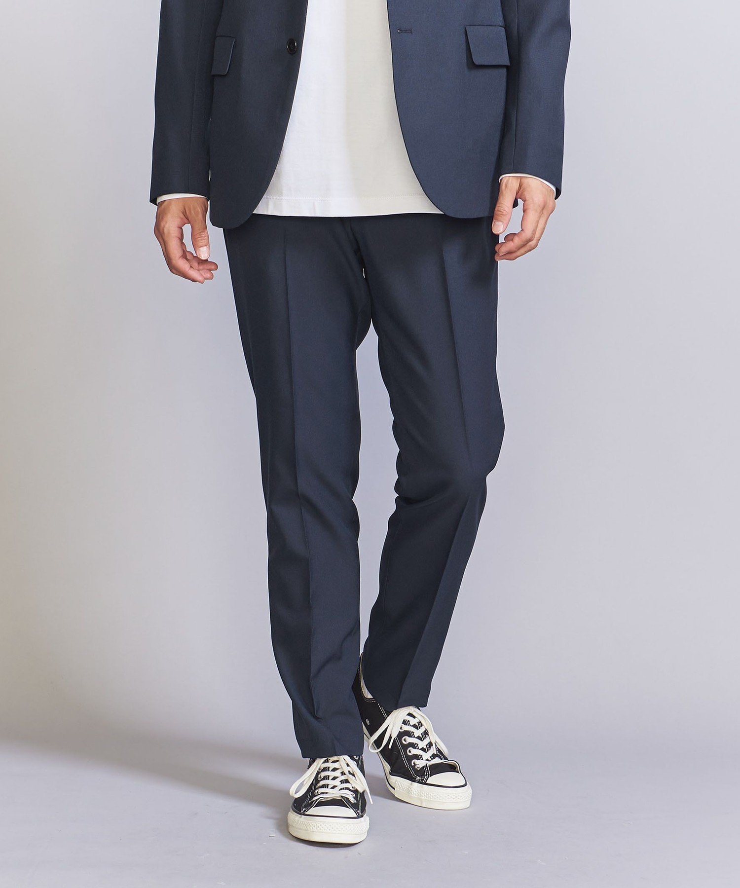 UNITED ARROWS LTD. OUTLET｜マイクロ ピンヘッド ノープリーツ パンツ