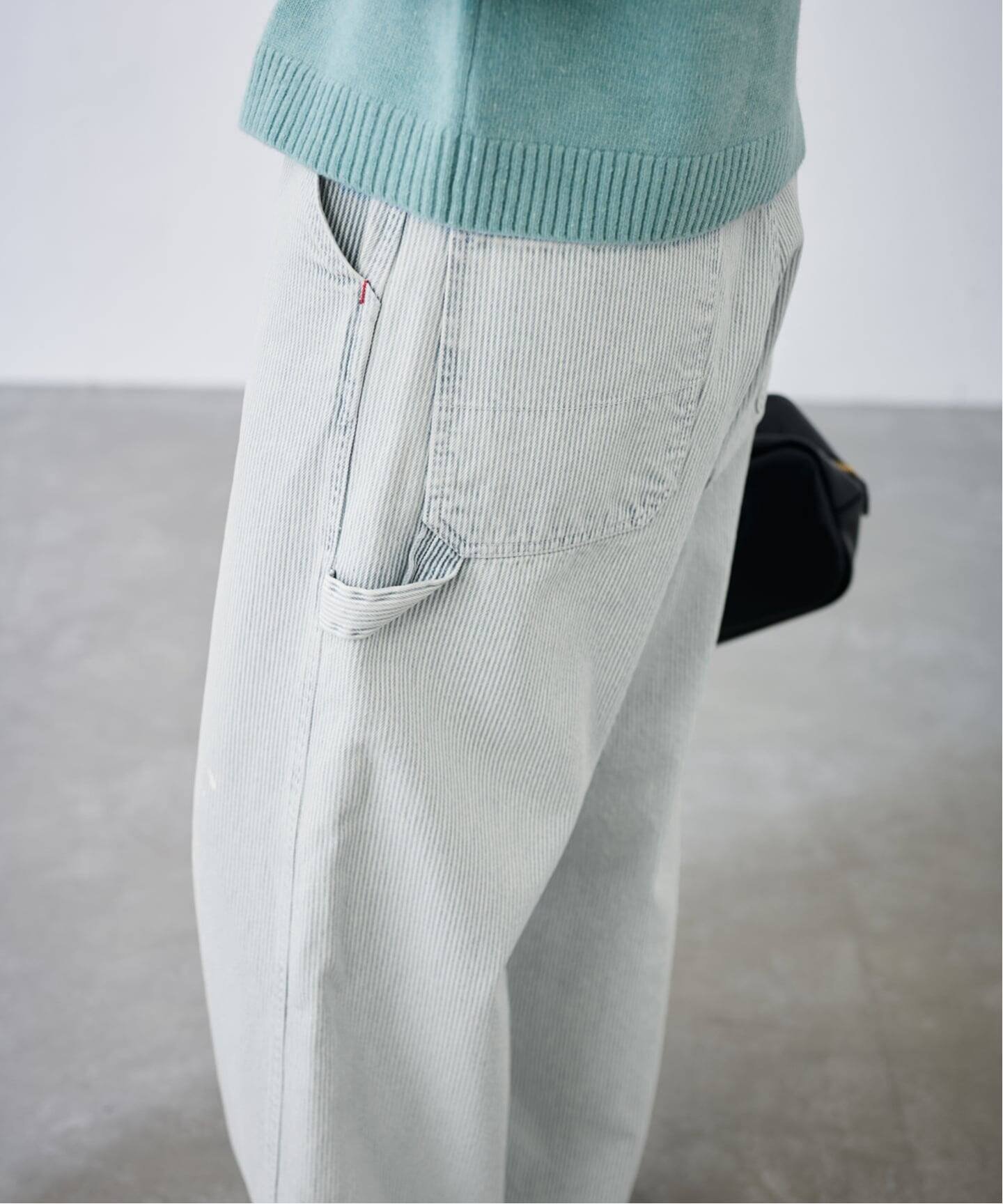 FRAMeWORK｜ブリーチリペアヒッコリーパンツ | Rakuten Fashion(楽天