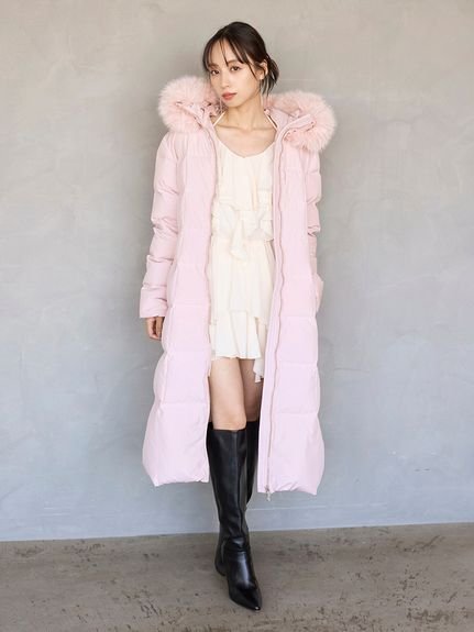 SNIDEL｜【00サイズあり】スタイルアップフレンチダウンロングコート