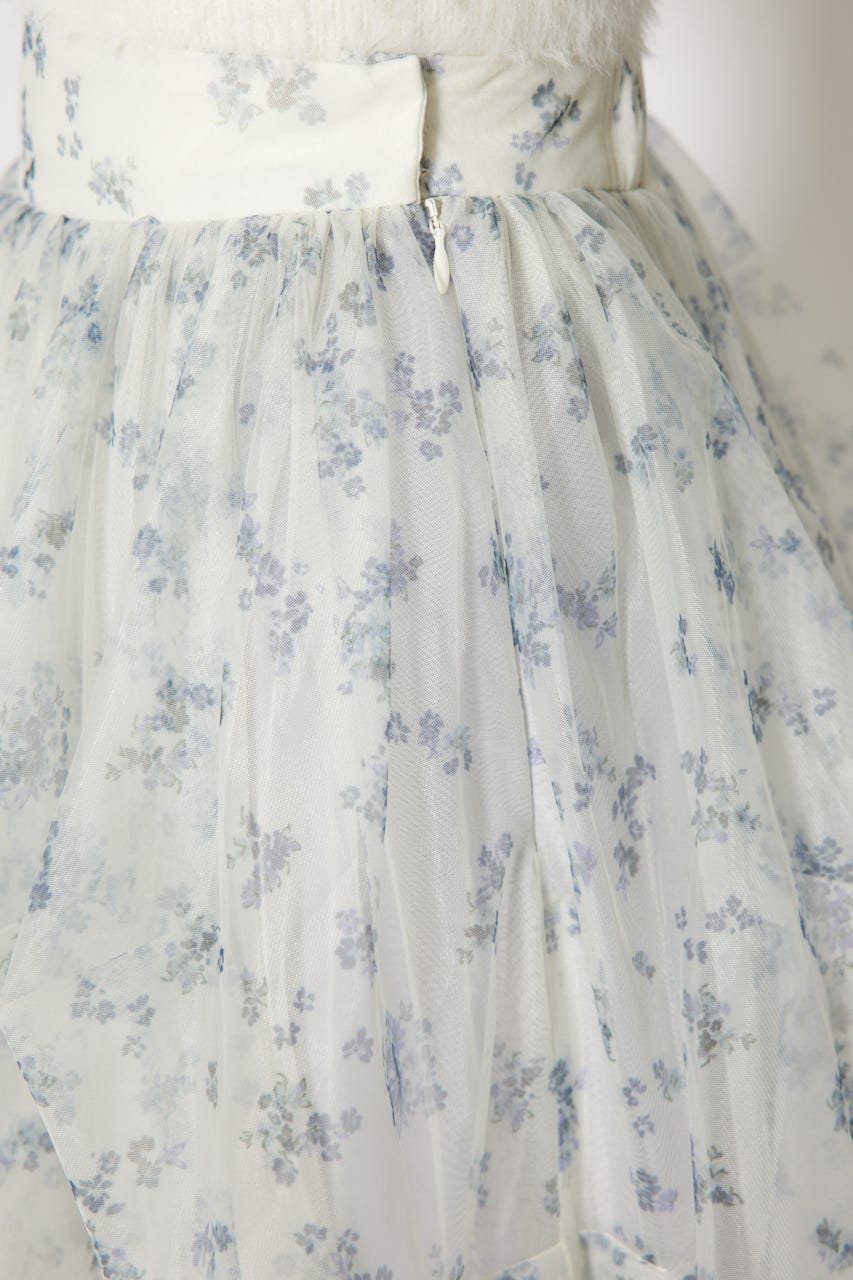 rienda｜ランダムタックチュールスカート | Rakuten Fashion(楽天