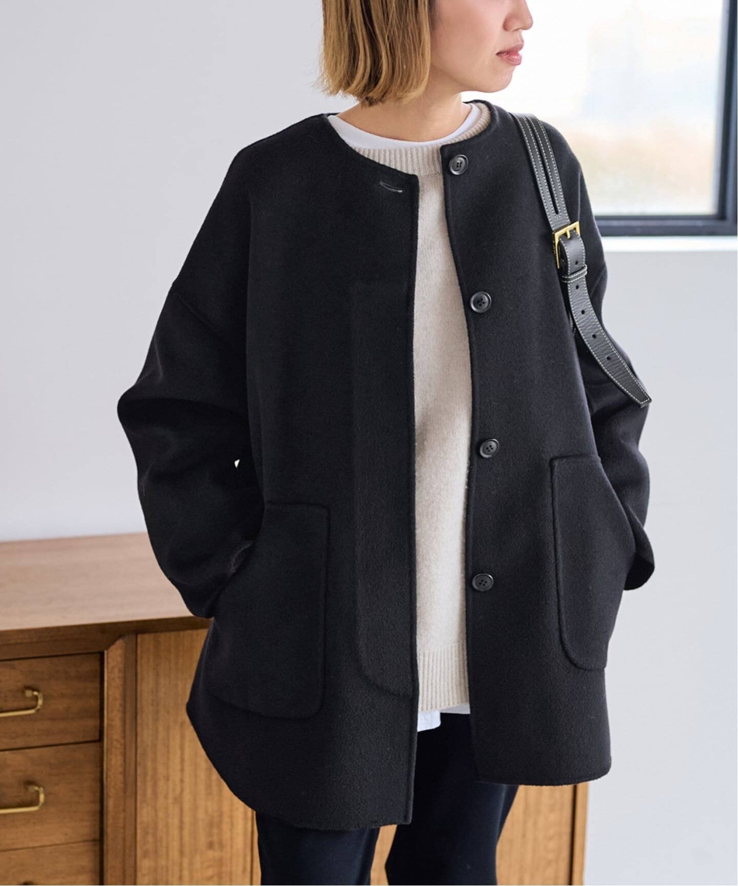 FRAMeWORK｜≪WEB限定追加≫ハミルトンリバークルーネックコート