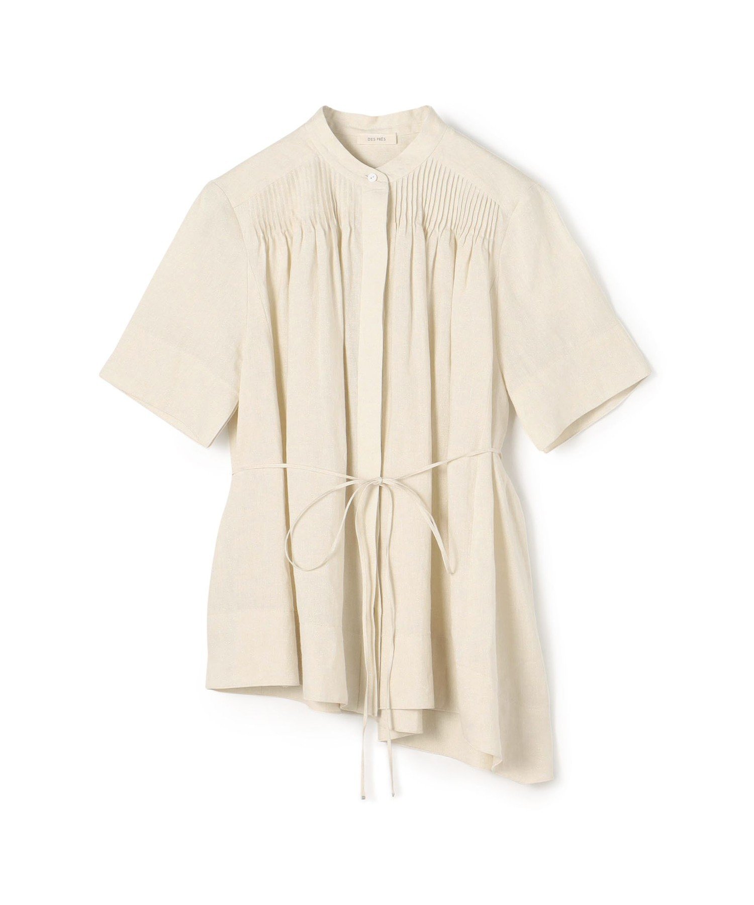 TOMORROWLAND｜シルクリネンクロス アシンメトリーヘムブラウス