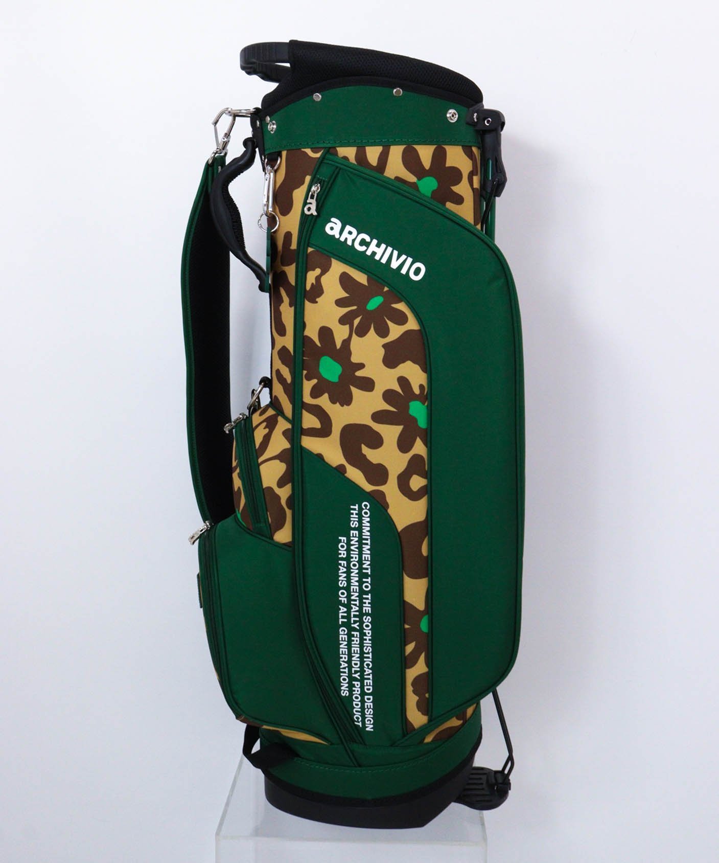 archivio｜【アルチビオ公式】スタンド式ヒョウ柄キャディバッグ