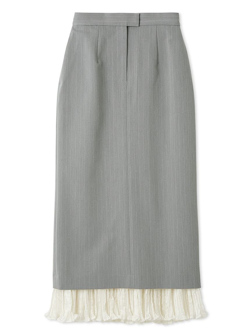 SNIDEL｜プリーツドッキングナロースカート | Rakuten Fashion(楽天