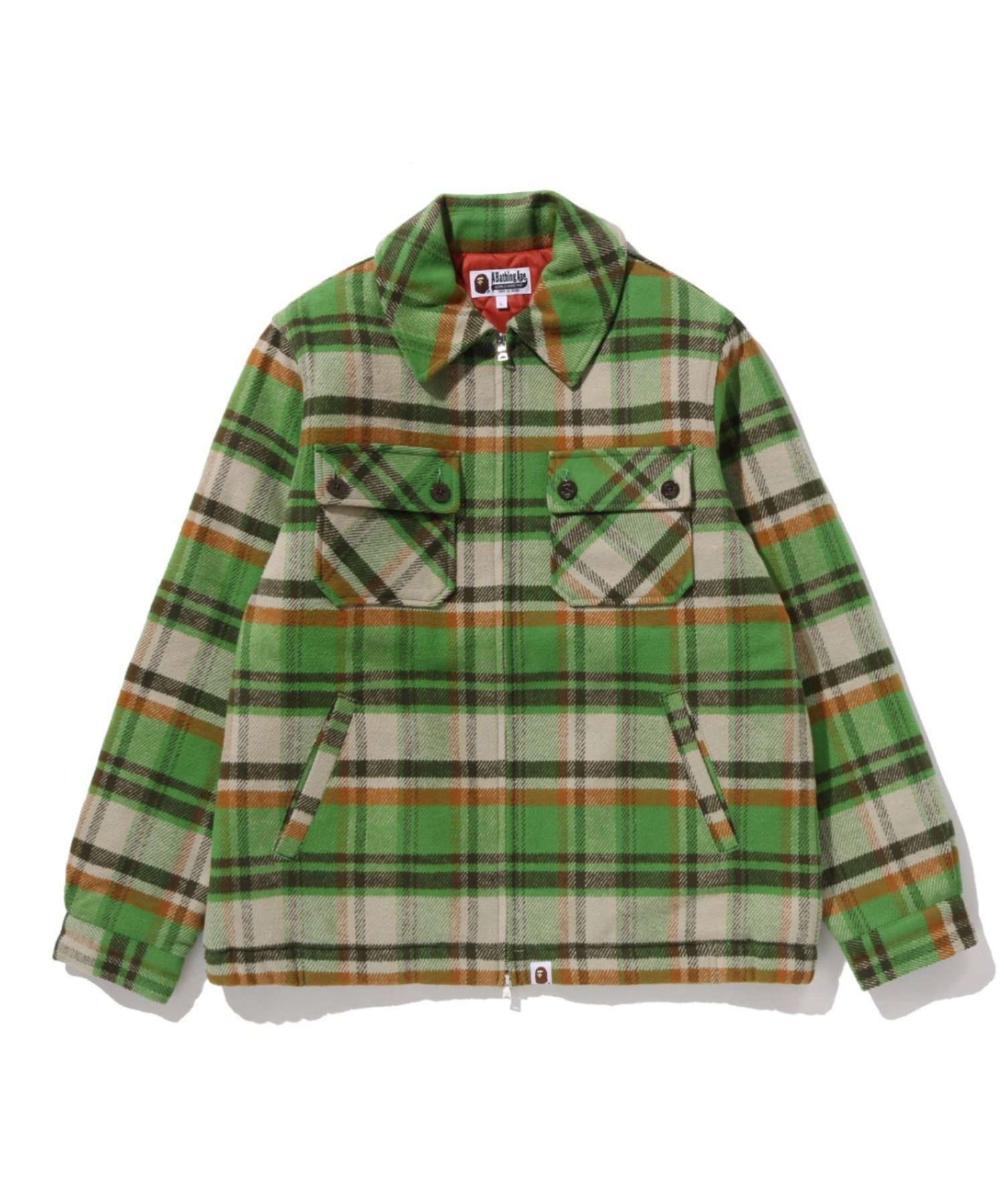 A BATHING APE｜BAPE CHECK CPO ZIP JACKET | Rakuten Fashion(楽天