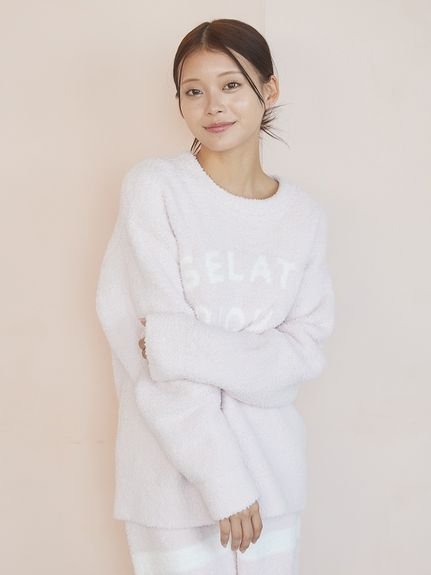 gelato pique｜パウダーロゴジャガードプルオーバー&ロングパンツ