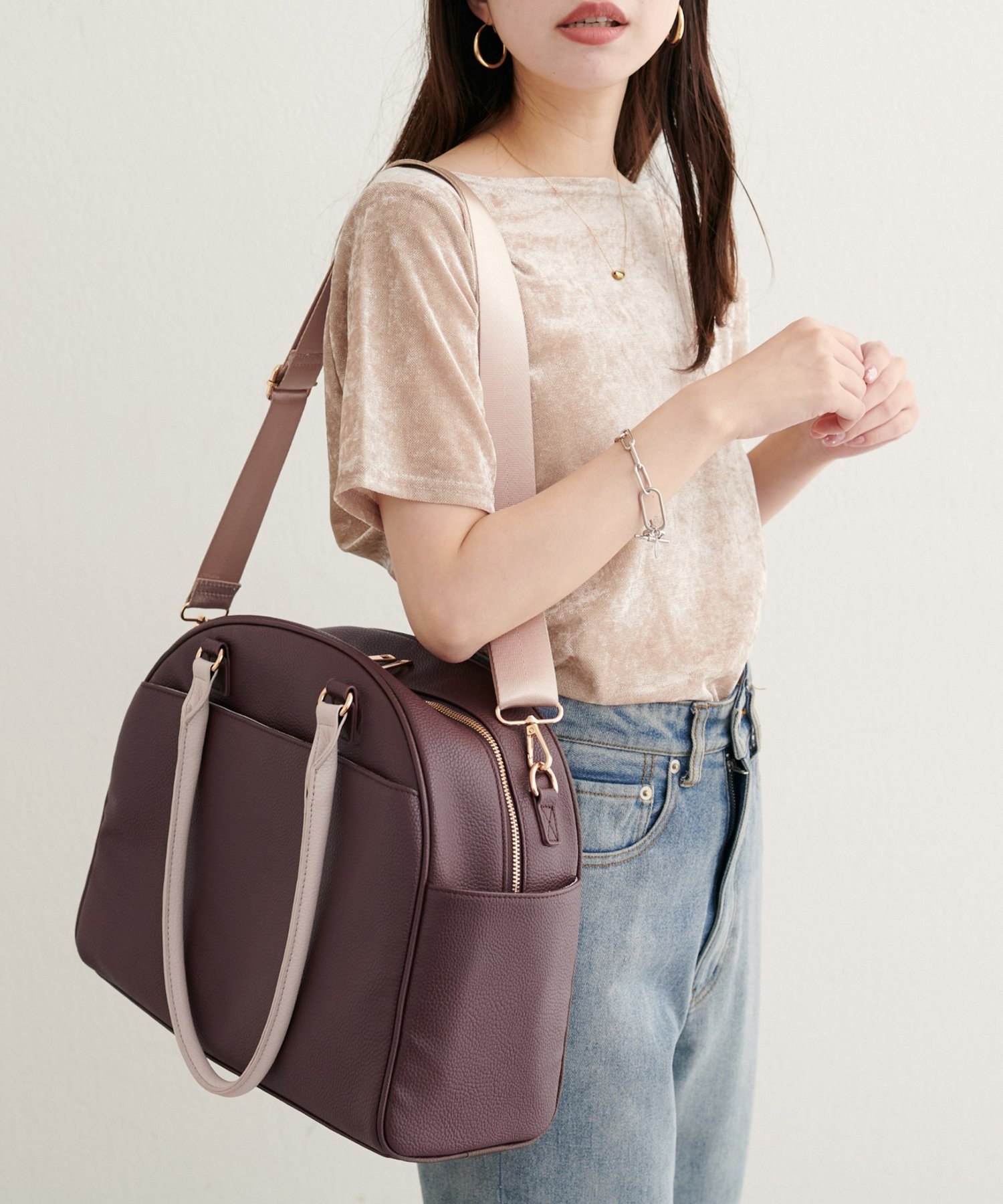 natural couture｜osonoボストンキャリーオンBAG | Rakuten Fashion