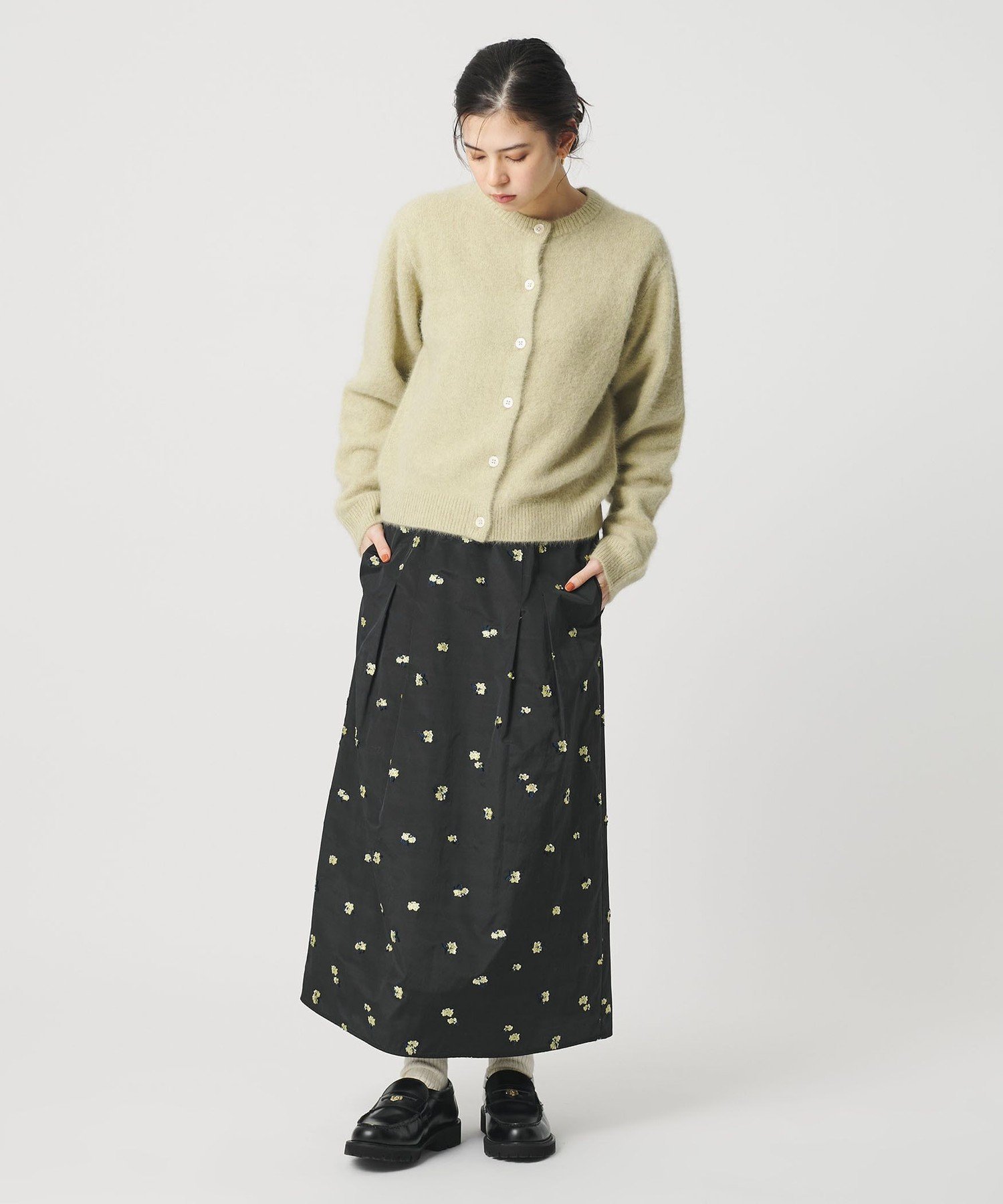 BEAUTY&YOUTH UNITED ARROWS｜フラワージャガード スカート