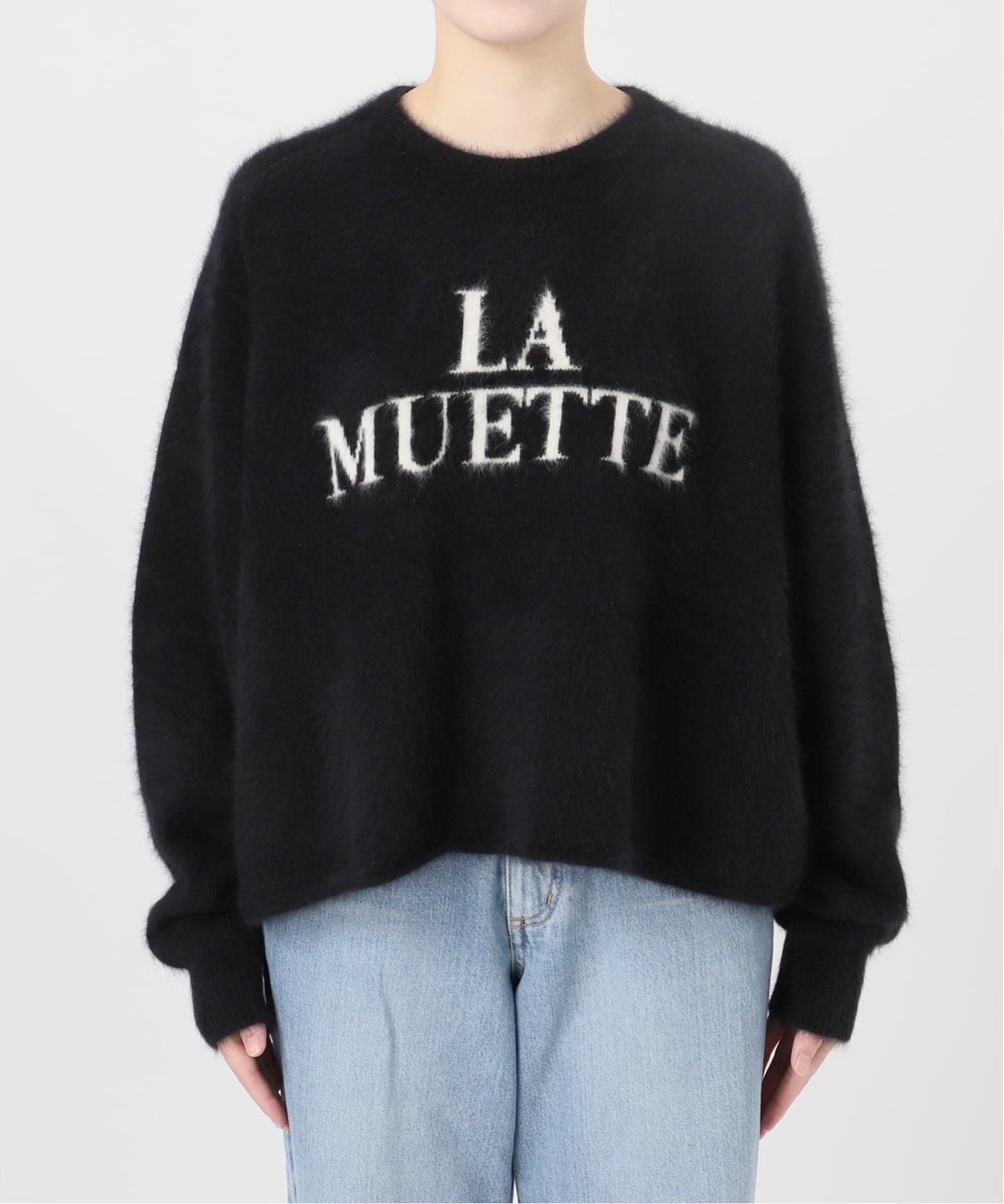 IENA｜フォックス混LA MUETTE ロゴニット | Rakuten Fashion(楽天