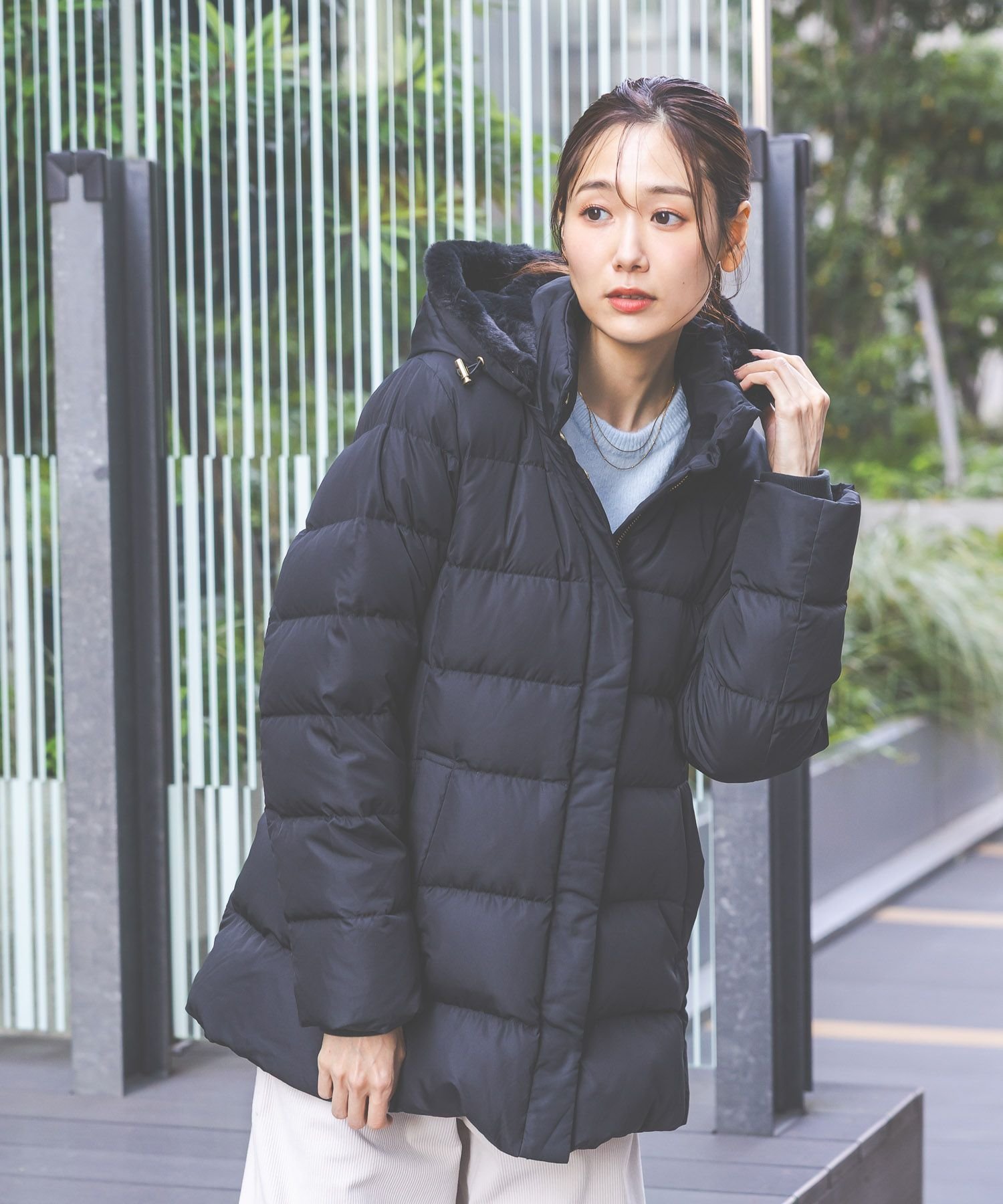 GLOBAL WORK｜ウツクシルエット撥水ダウンコート/497165 | Rakuten