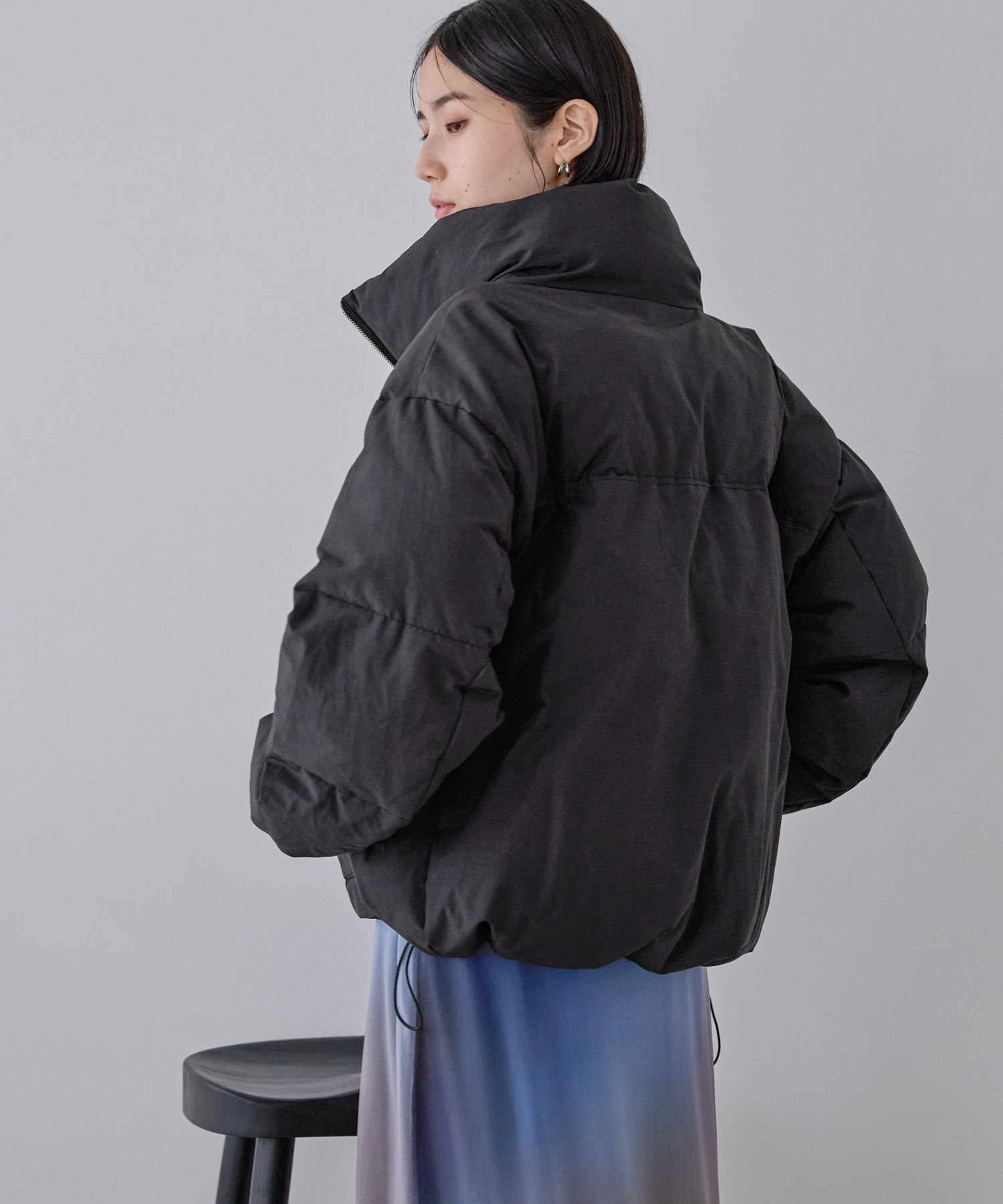 JEANASIS｜リバーシブルボリュームスタンドパファーコート | Rakuten