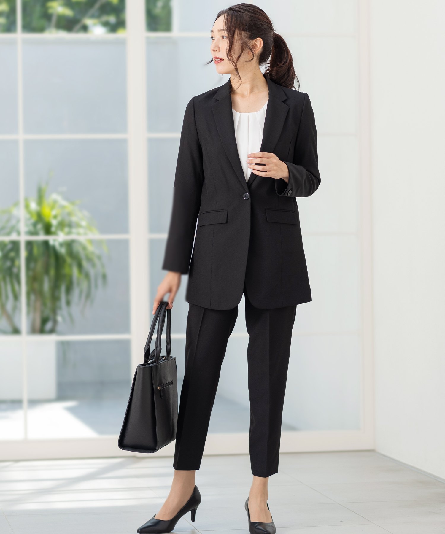 AddRouge｜スーツ レディース パンツ セットアップ 洗える ビジネス