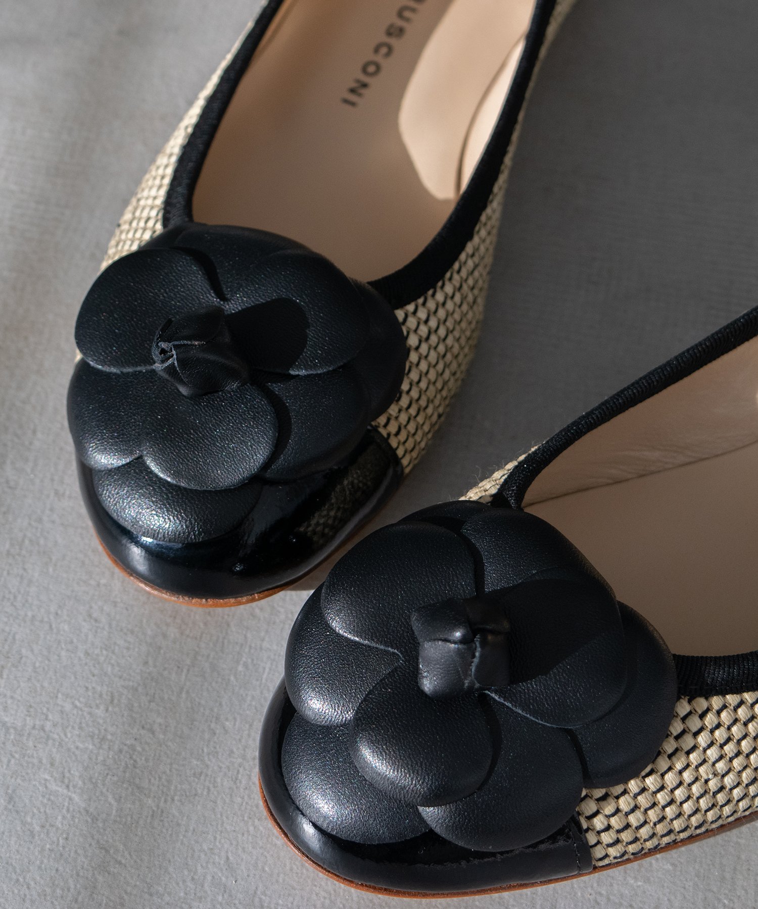 INTER-CHAUSSURES｜【FABIO RUSCONI】異素材コンビラウンドトウ