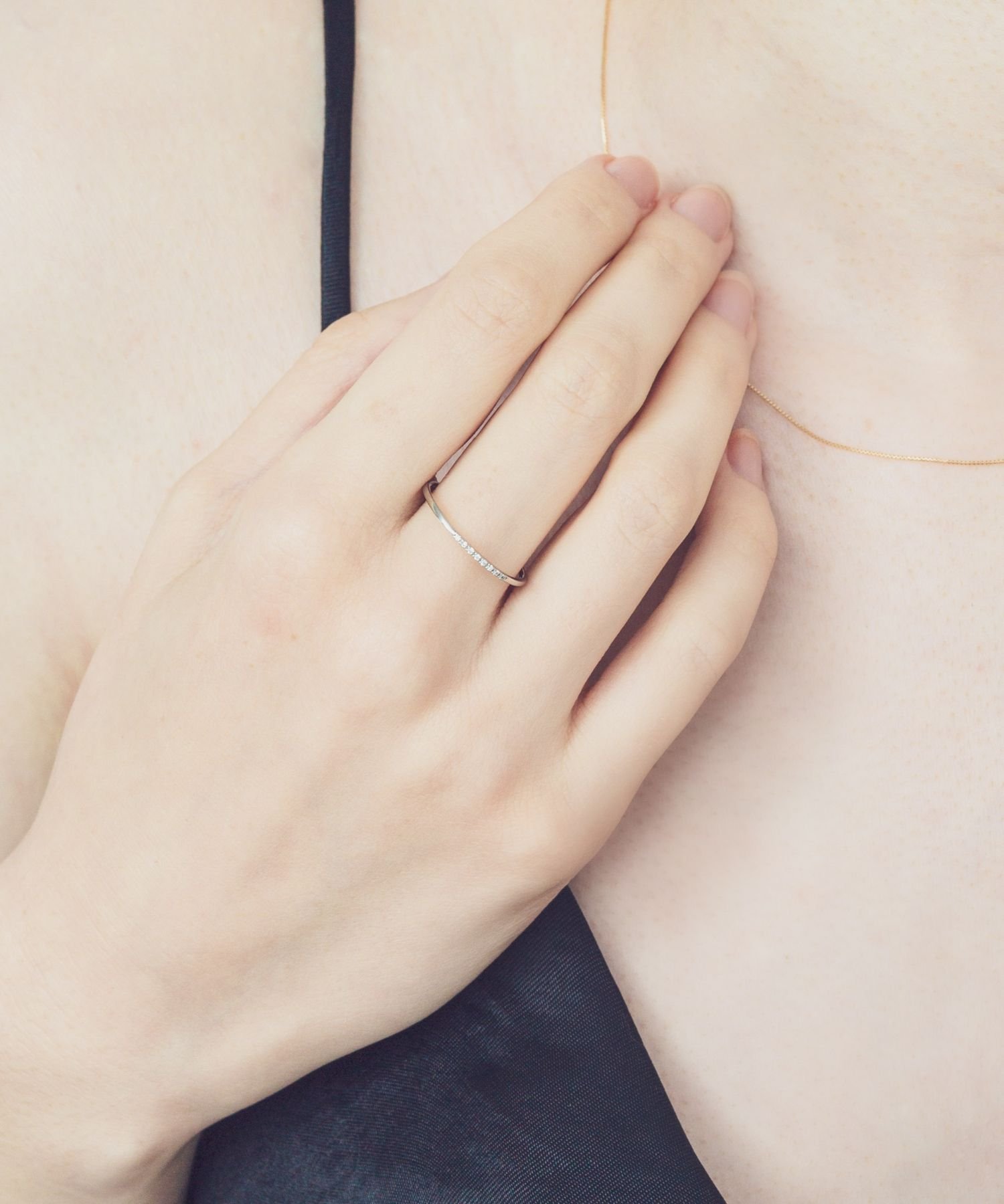 ete｜PT900 スキニー ダイヤモンド リング | Rakuten Fashion(楽天