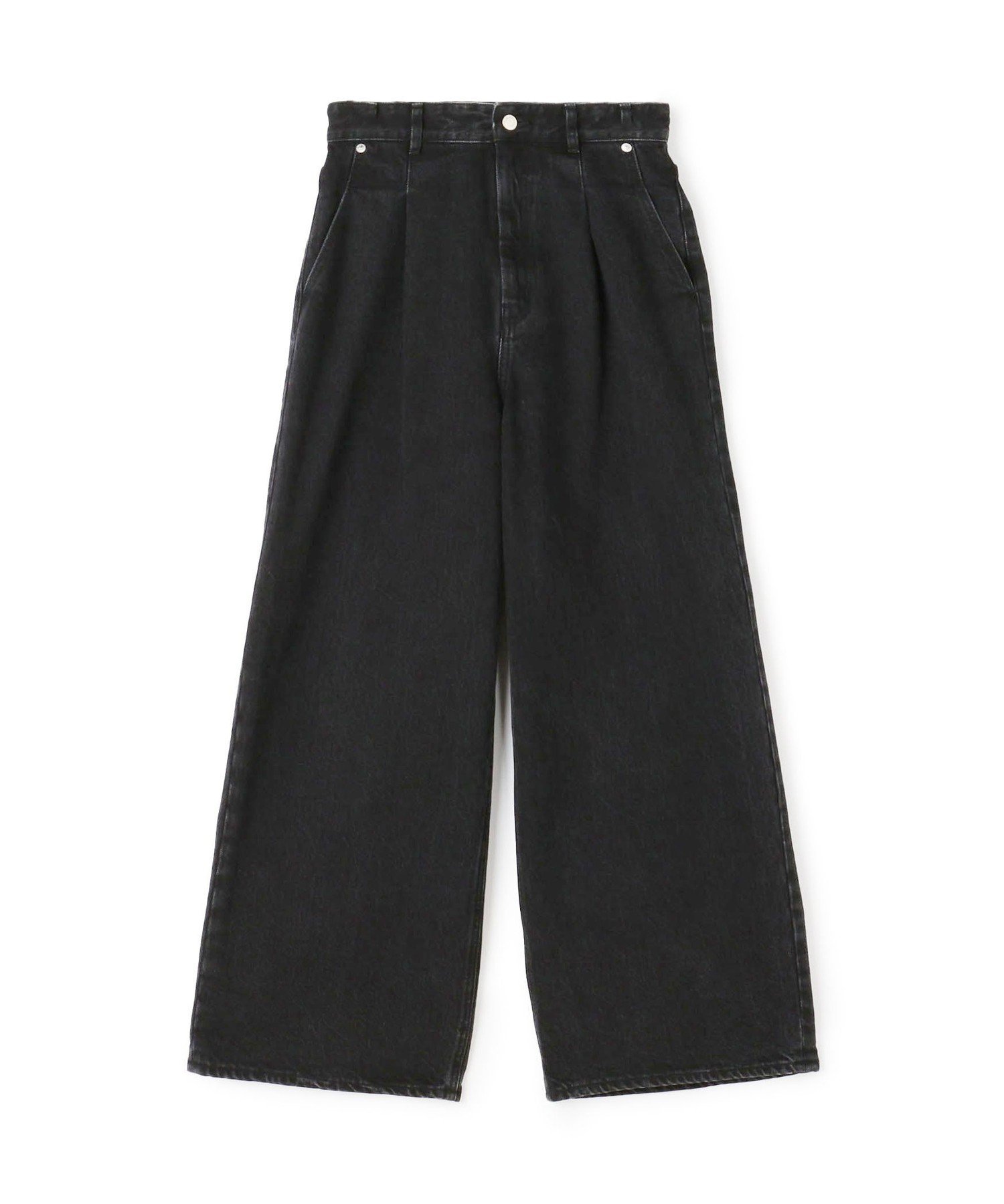 TOMORROWLAND｜コットンデニム タックワイドパンツ | Rakuten Fashion