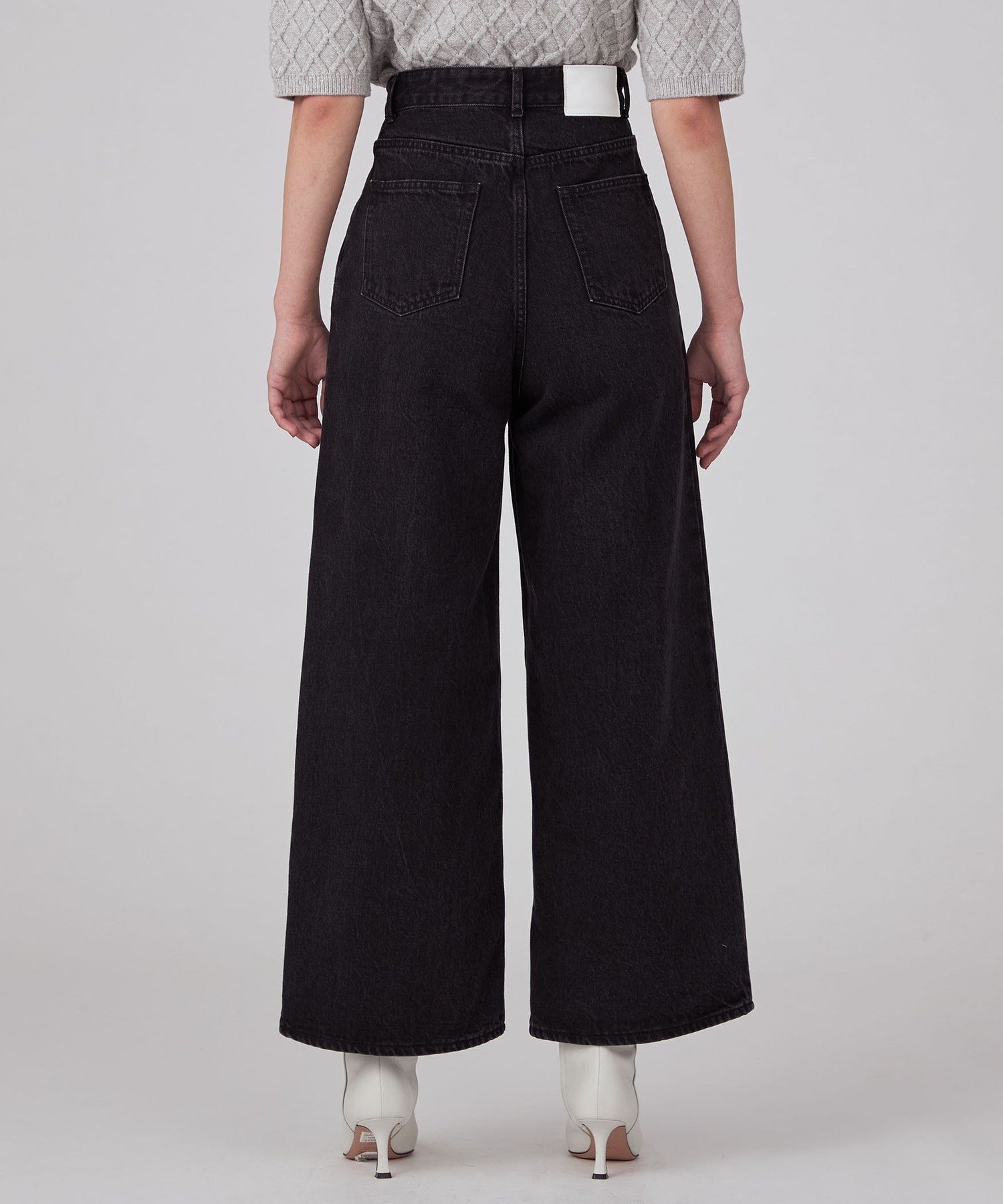 TOMORROWLAND｜コットンデニム タックワイドパンツ | Rakuten Fashion