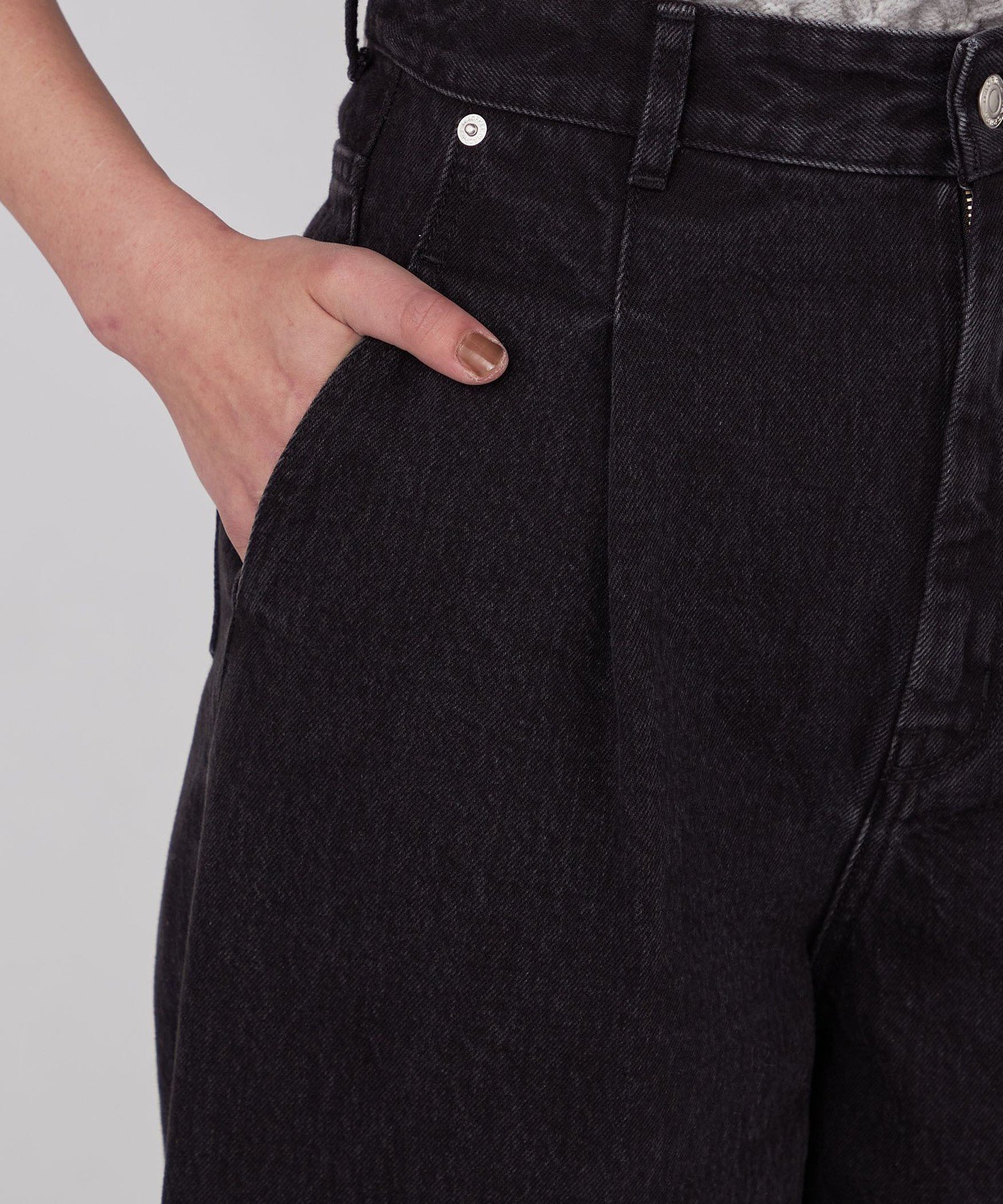 TOMORROWLAND｜コットンデニム タックワイドパンツ | Rakuten Fashion