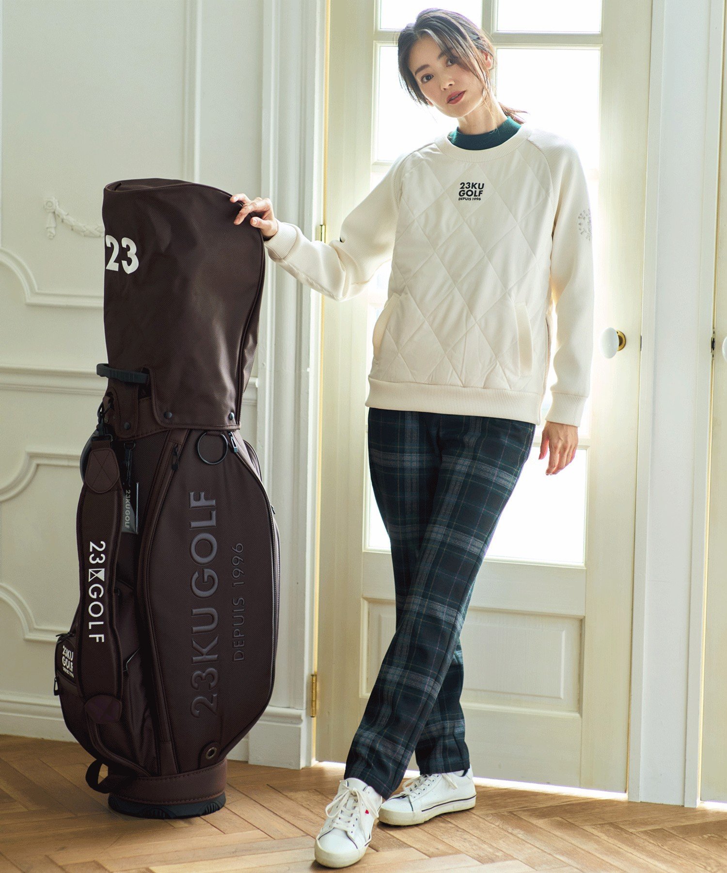 23区GOLF｜【WOMEN】中綿キルトプルオーバー 着脱楽ちん 便利な