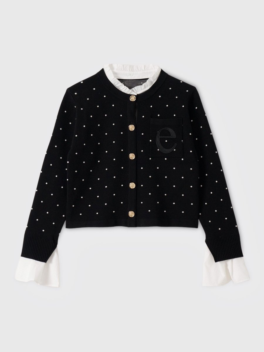 EIMY ISTOIRE｜Attached collar ニットジャケット | Rakuten Fashion