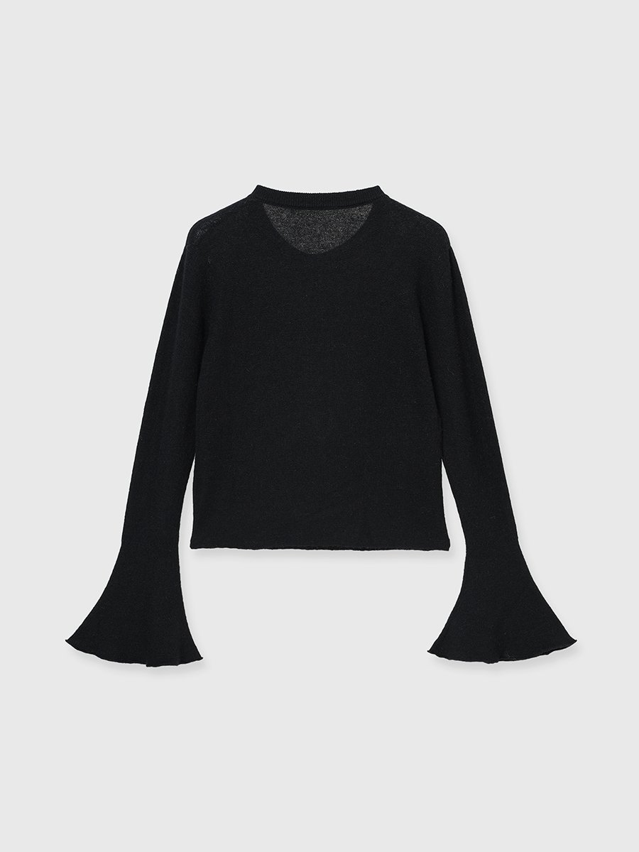 anuans｜カスケードフリルニットトップス | Rakuten Fashion(楽天