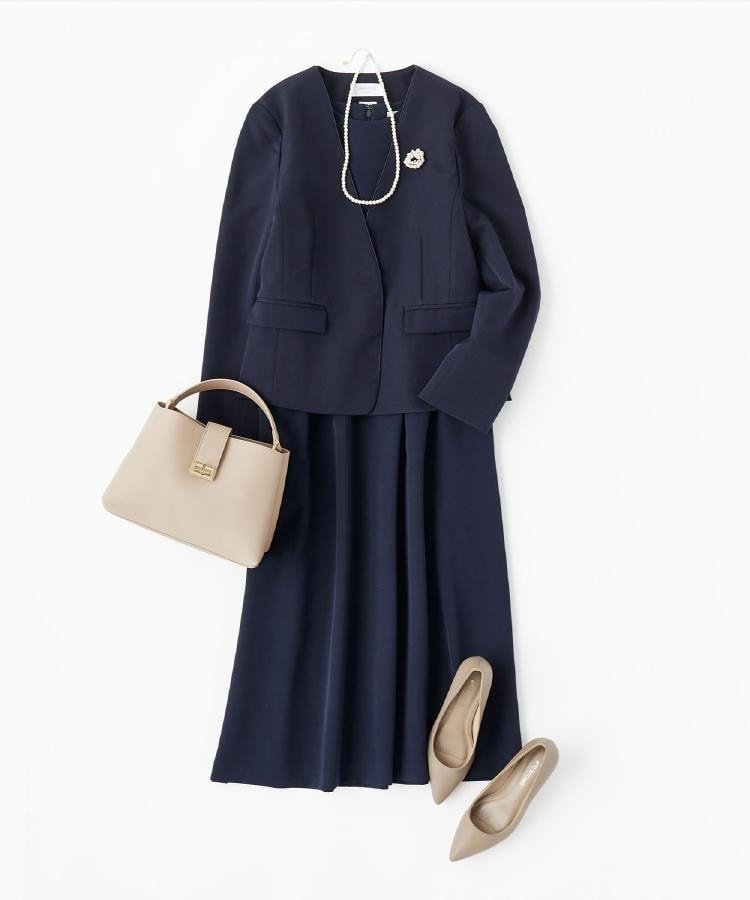 OPAQUE.CLIP｜≪通勤・セレモニー対応≫フィットアンドフレア