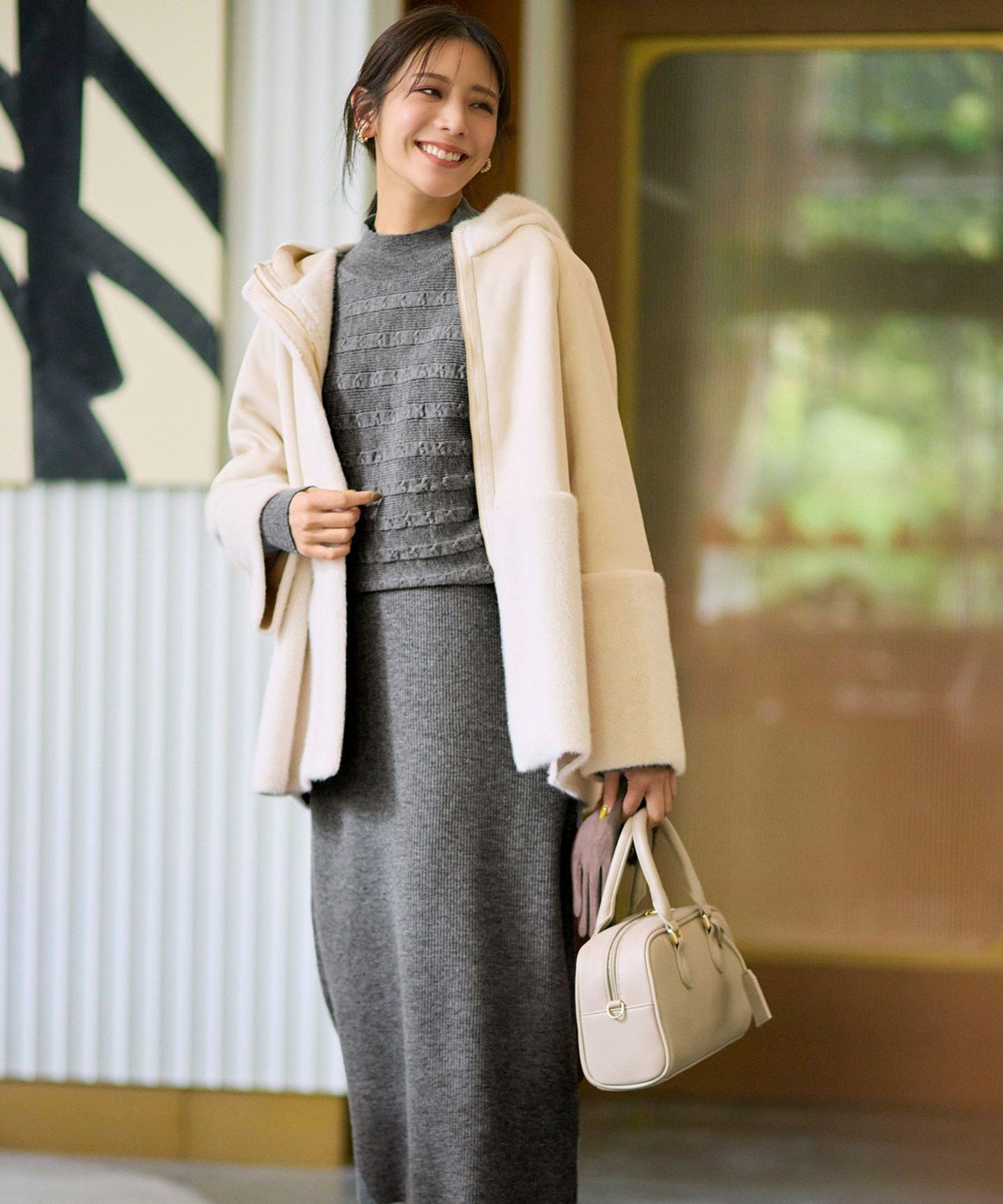 ANY SIS｜Luxuryフェイクムートン コート | Rakuten Fashion(楽天