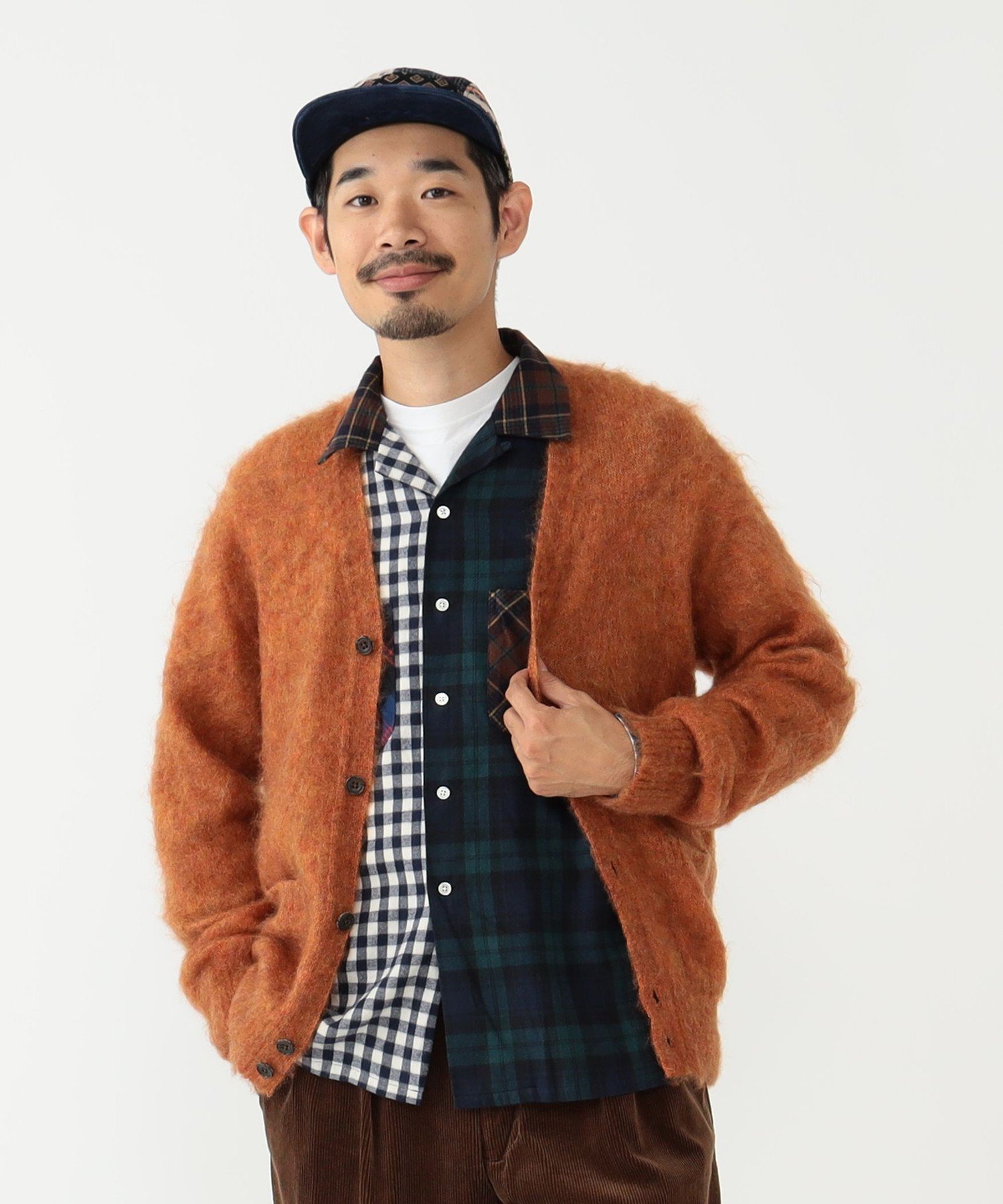 BEAMS MEN｜ストレッチ モヘヤ カーディガン | Rakuten Fashion(楽天