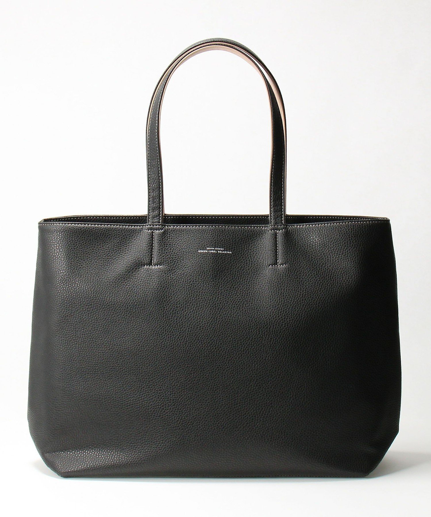 UNITED ARROWS green label relaxing｜シボ レザーライク ジップ