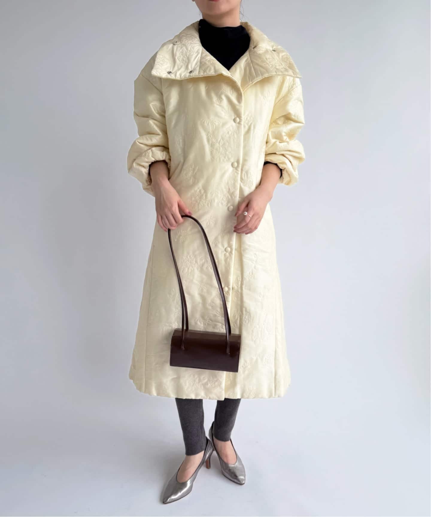 EDIT.FOR LULU｜【ne Quittez pas/ヌキテパ】POLY DUPION FLOWER