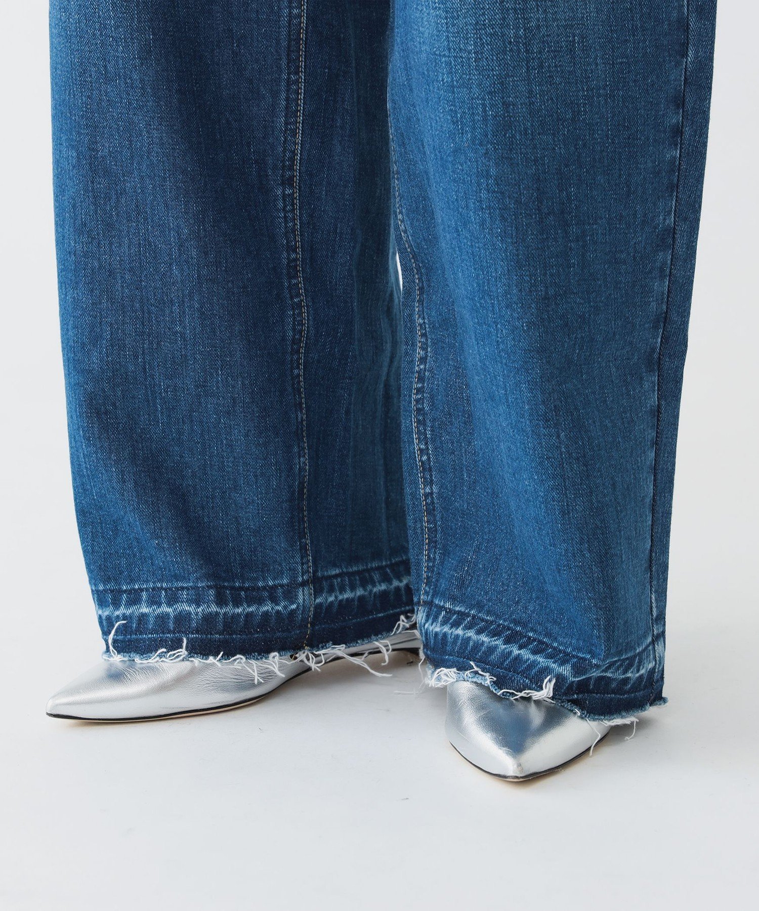 BEAMS WOMEN｜【別注】Lee * maturely / デニム アシメ パンツ