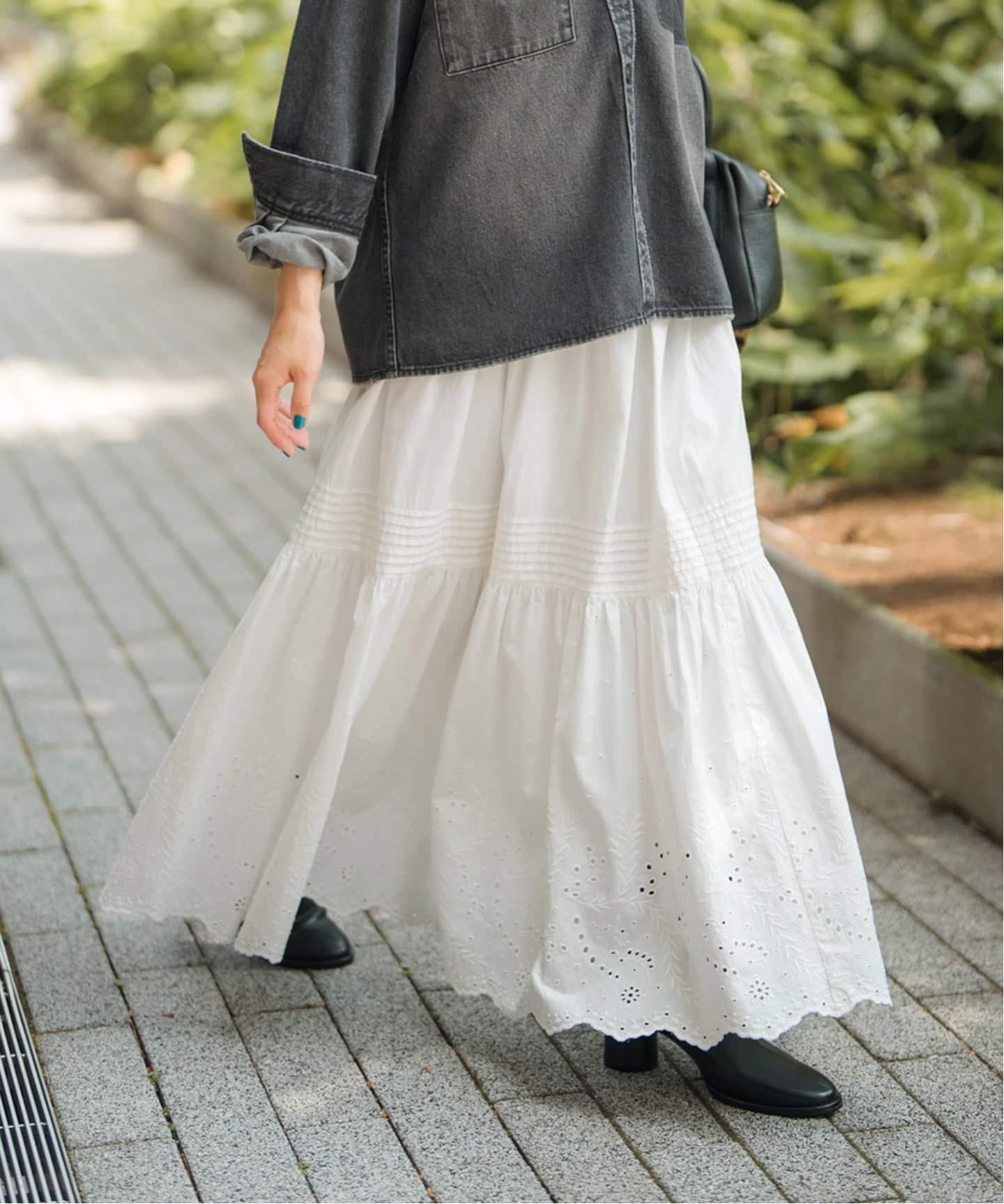 Spick & Span｜《追加》エンブロイダリーレーススカート | Rakuten