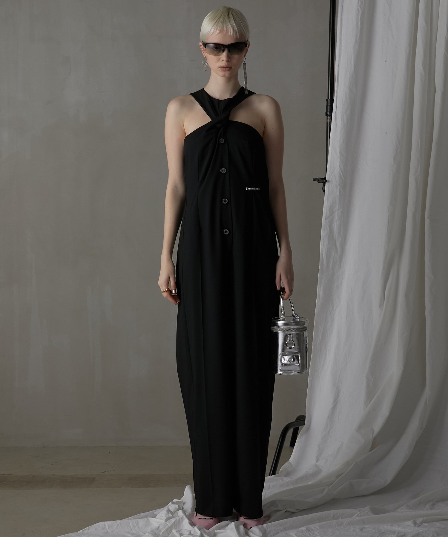 PRANK PROJECT｜ツイストフロントジャンプスーツ / Twisted Front