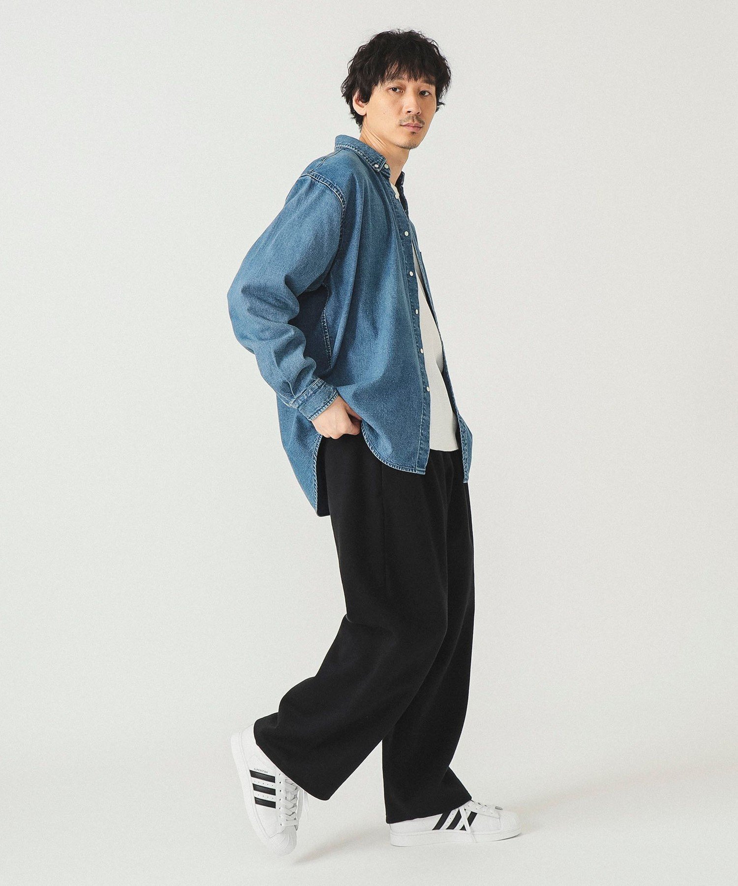 BEAMS MEN｜デニム ボタンダウンシャツ | Rakuten Fashion(楽天