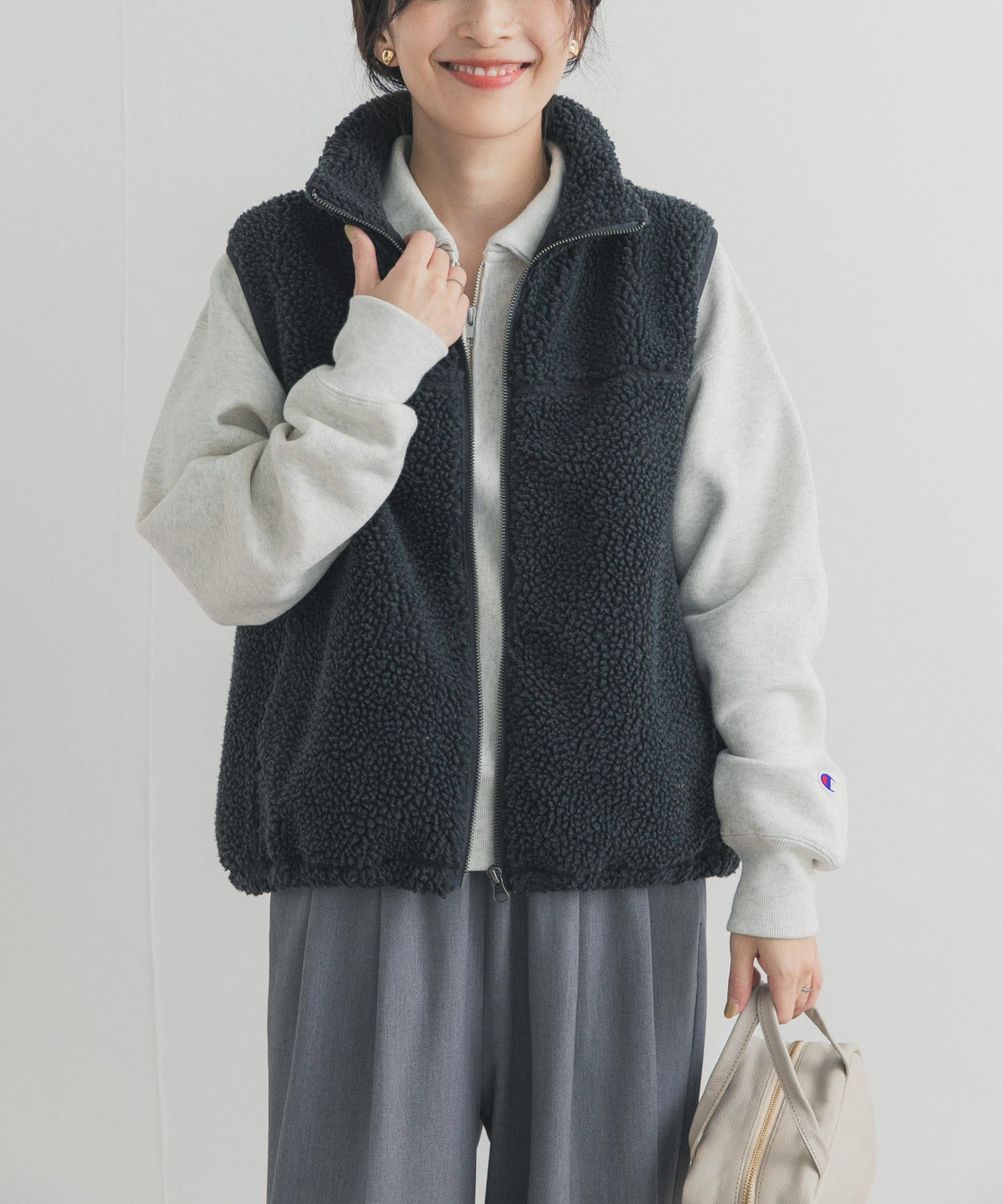 URBAN RESEARCH DOORS｜ボアZIPベスト | Rakuten Fashion(楽天