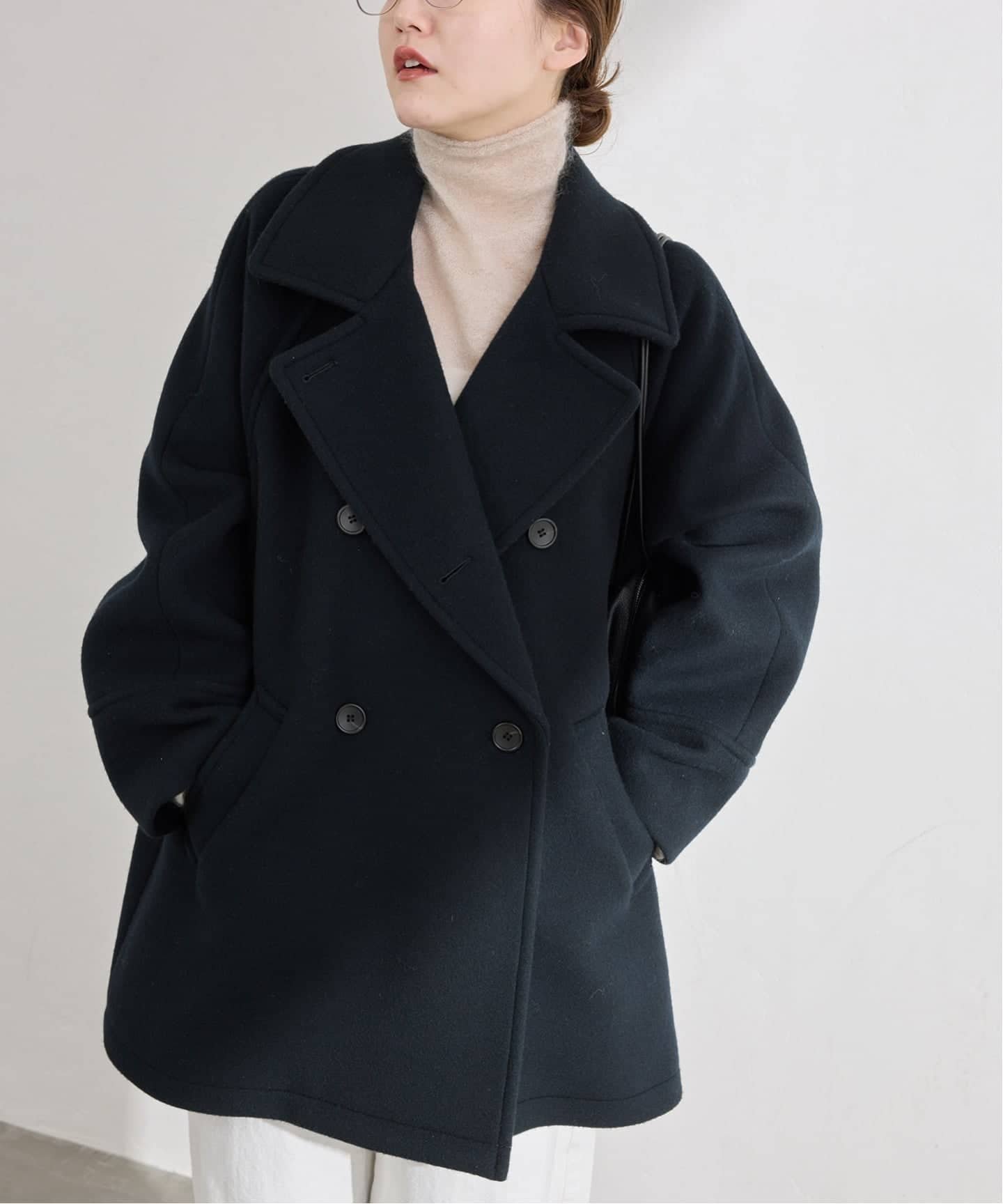 IENA｜ダブルブレストハーフコート | Rakuten Fashion(楽天