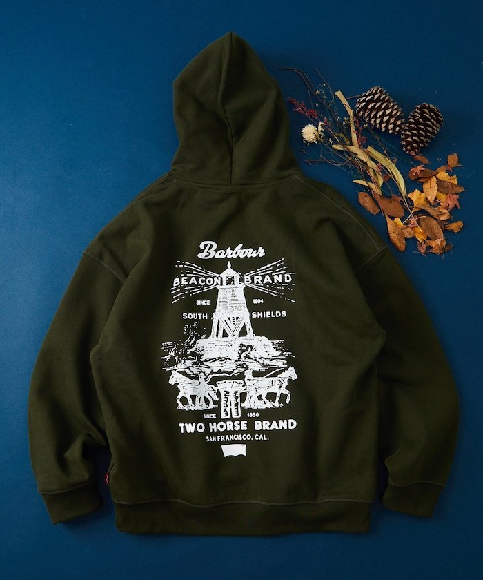 FREAK'S STORE｜Levi's × Barbour Graphic Hoodie/リーバイス