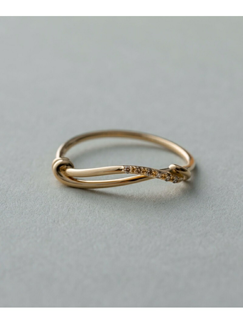 ete｜[レイヤード] K18YG ブラウンダイヤモンド リング | Rakuten