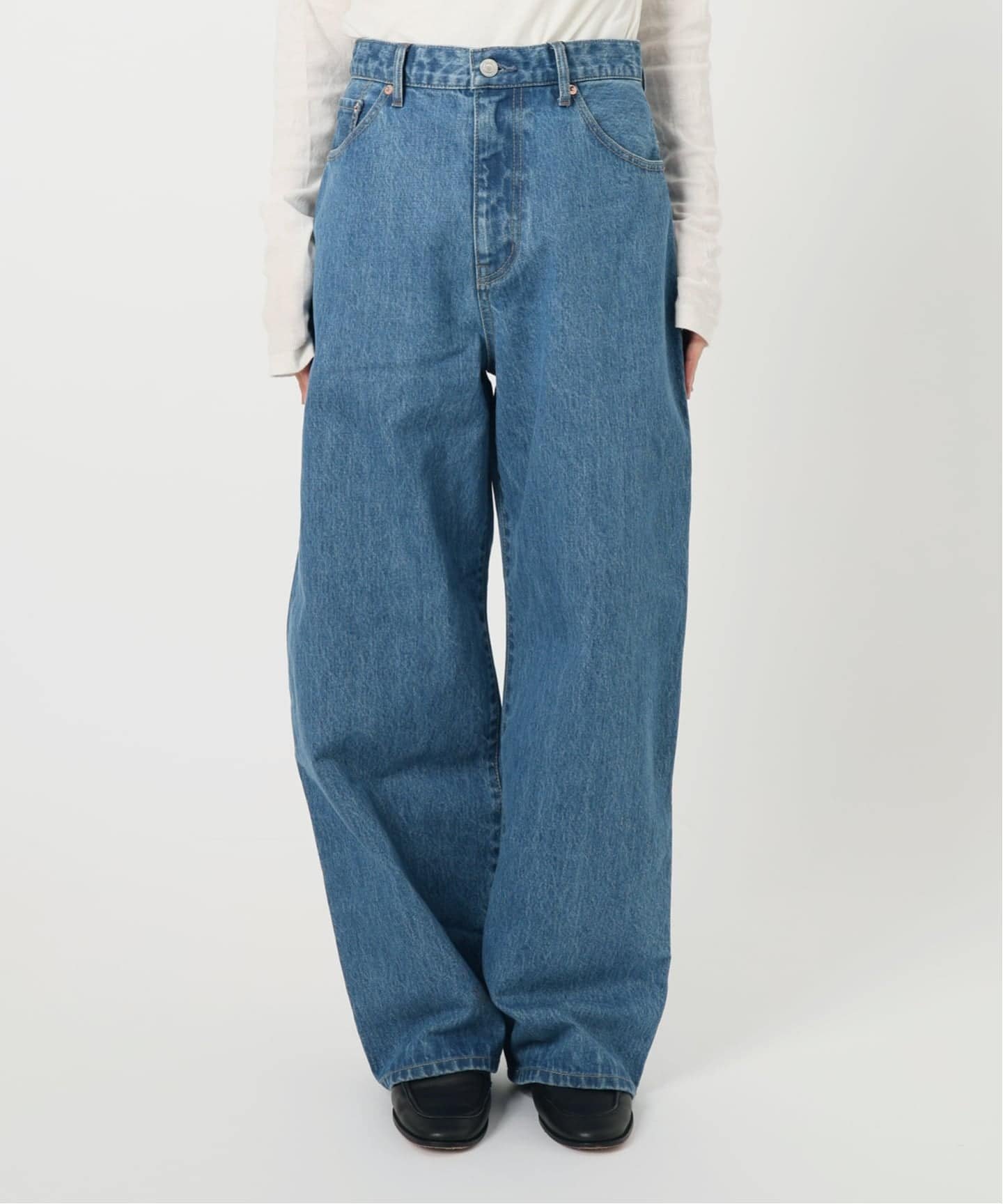 OUTDOOR PRODUCTS Usual Things｜追4 ULTデニムハイライズルーズ5PKT