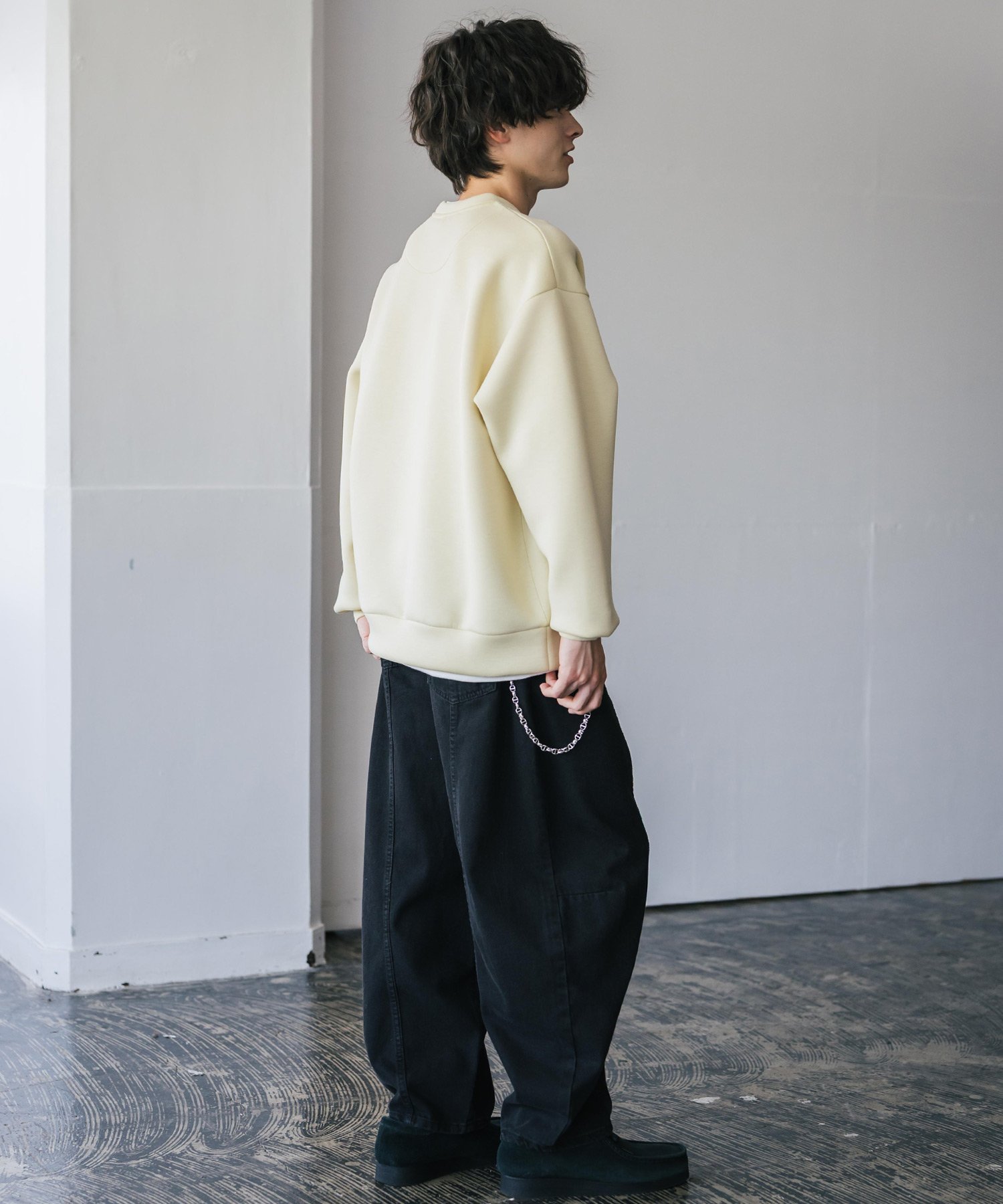 Rocky Monroe｜ダンボールニットフェイクレイヤードプルオーバー