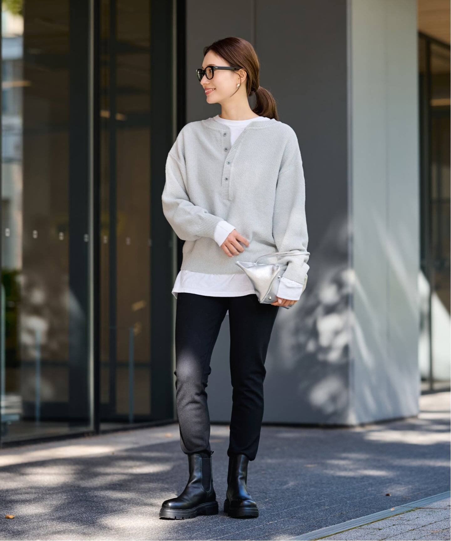 FRAMeWORK｜≪追加≫カノコ2WAYヘンリーニット 2 | Rakuten Fashion