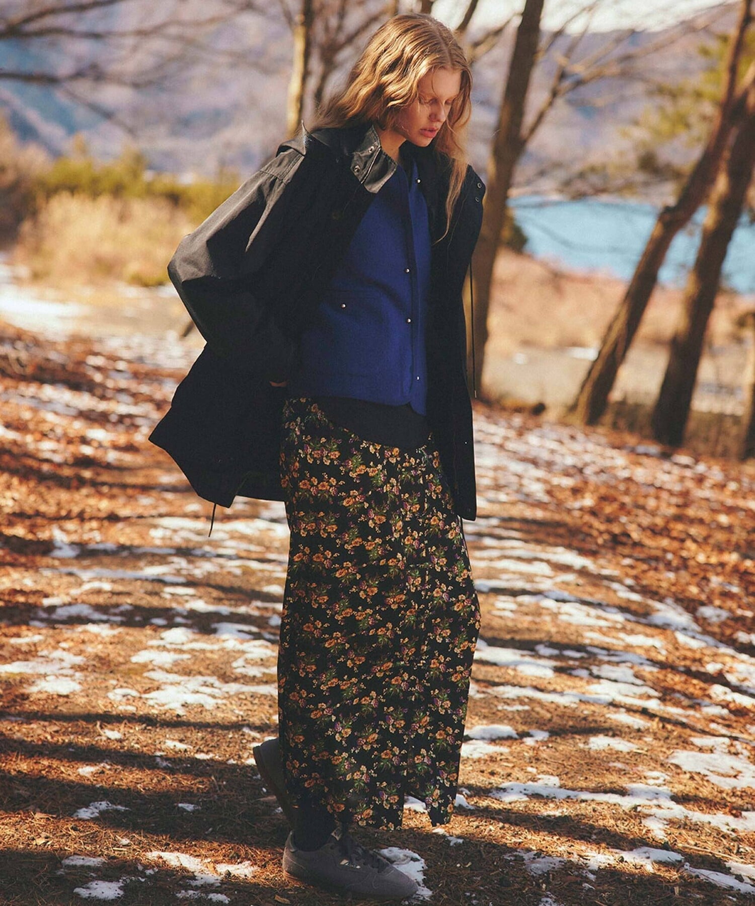 Bshop｜THE SHINZONE | フラワープリント ロングスカート WOMEN