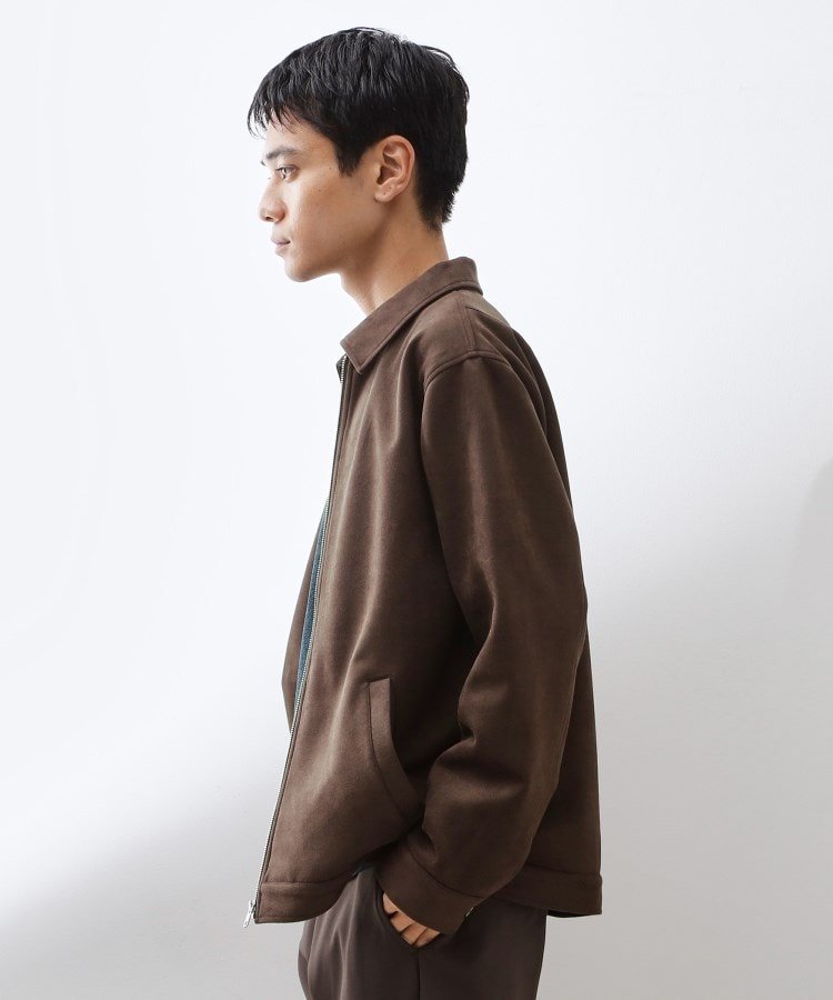 THE SHOP TK｜フェイクスエードジップブルゾン【手洗いOK】 | Rakuten