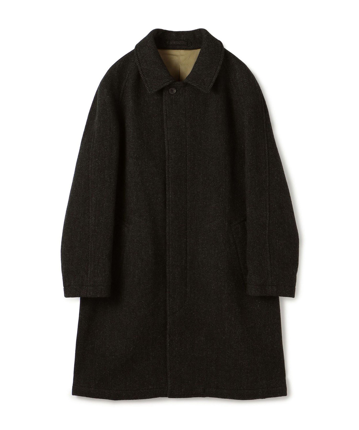 TOMORROWLAND｜ブリティッシュウールツイード バルカラーコート