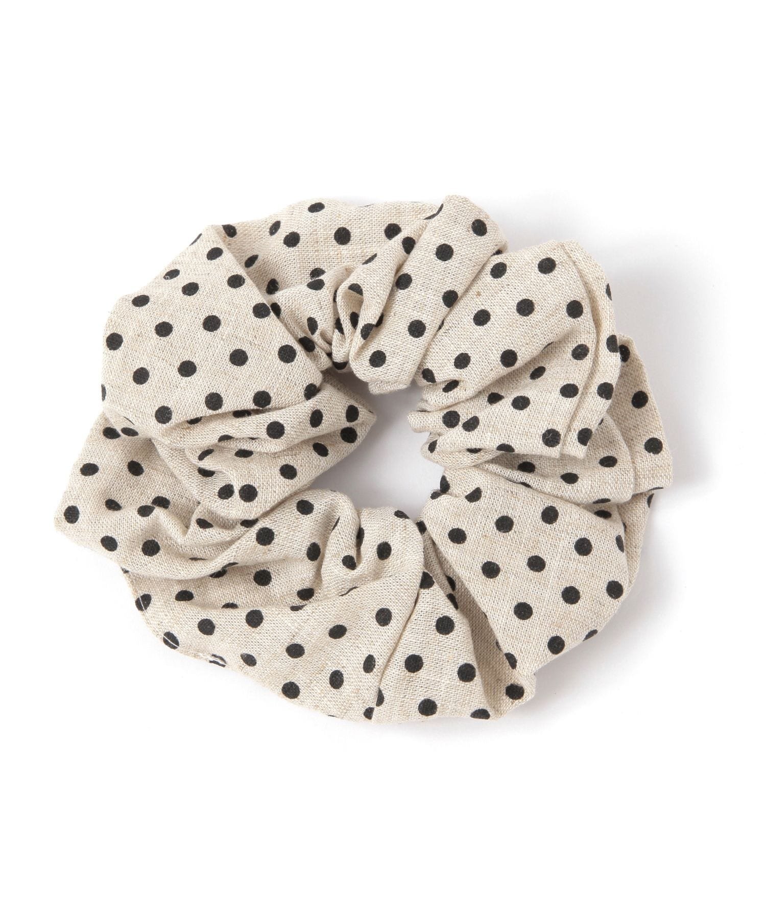 完売品】GOOD SQUISH ドット柄シュシュ ベージュ 完売品】GOOD SQUISH