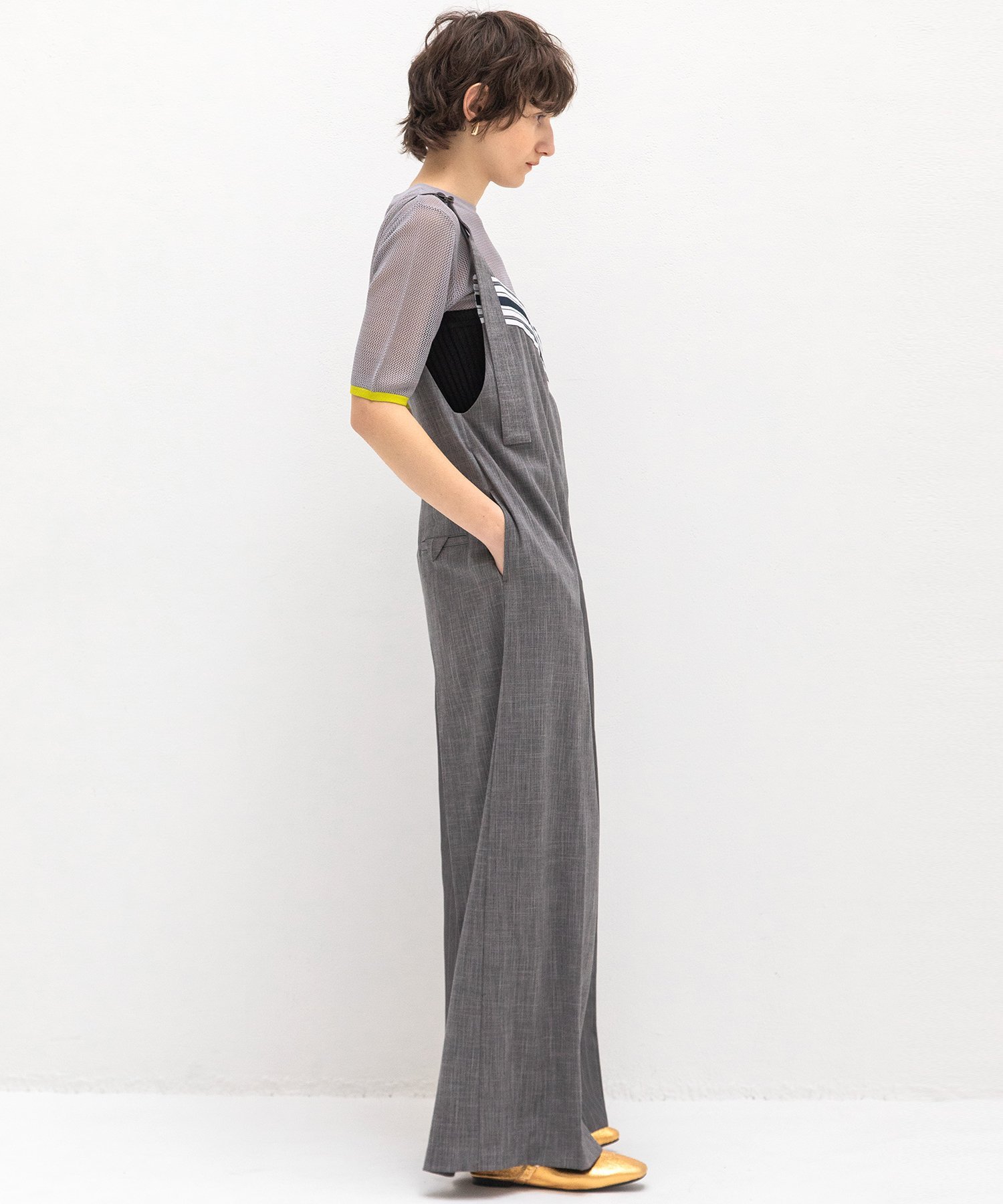 AULA AILA｜ASYMMETRY SALOPETTE | Rakuten Fashion(楽天ファッション