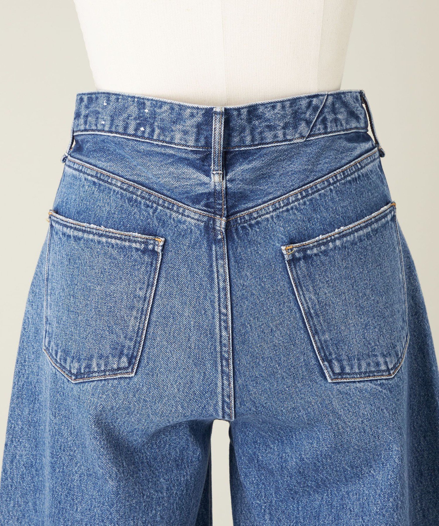 conte デニムワイドパンツ DEUX サイズ24 UNITED ARROWS｜【別注】<upper hights for conte> デニムワイドパンツ