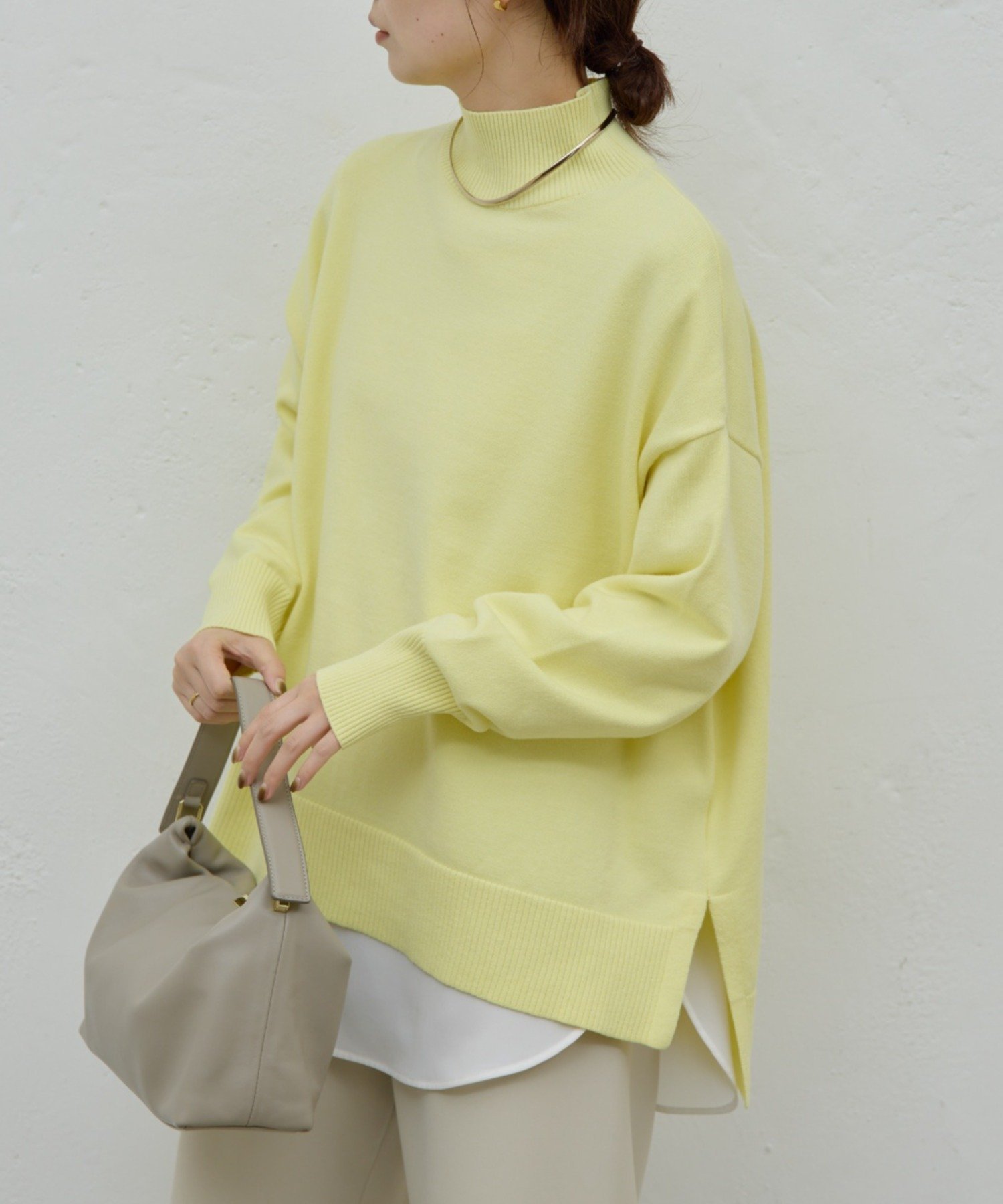 GALLARDAGALANTE｜【手洗い可】【全骨格対応】オーバータートルニット