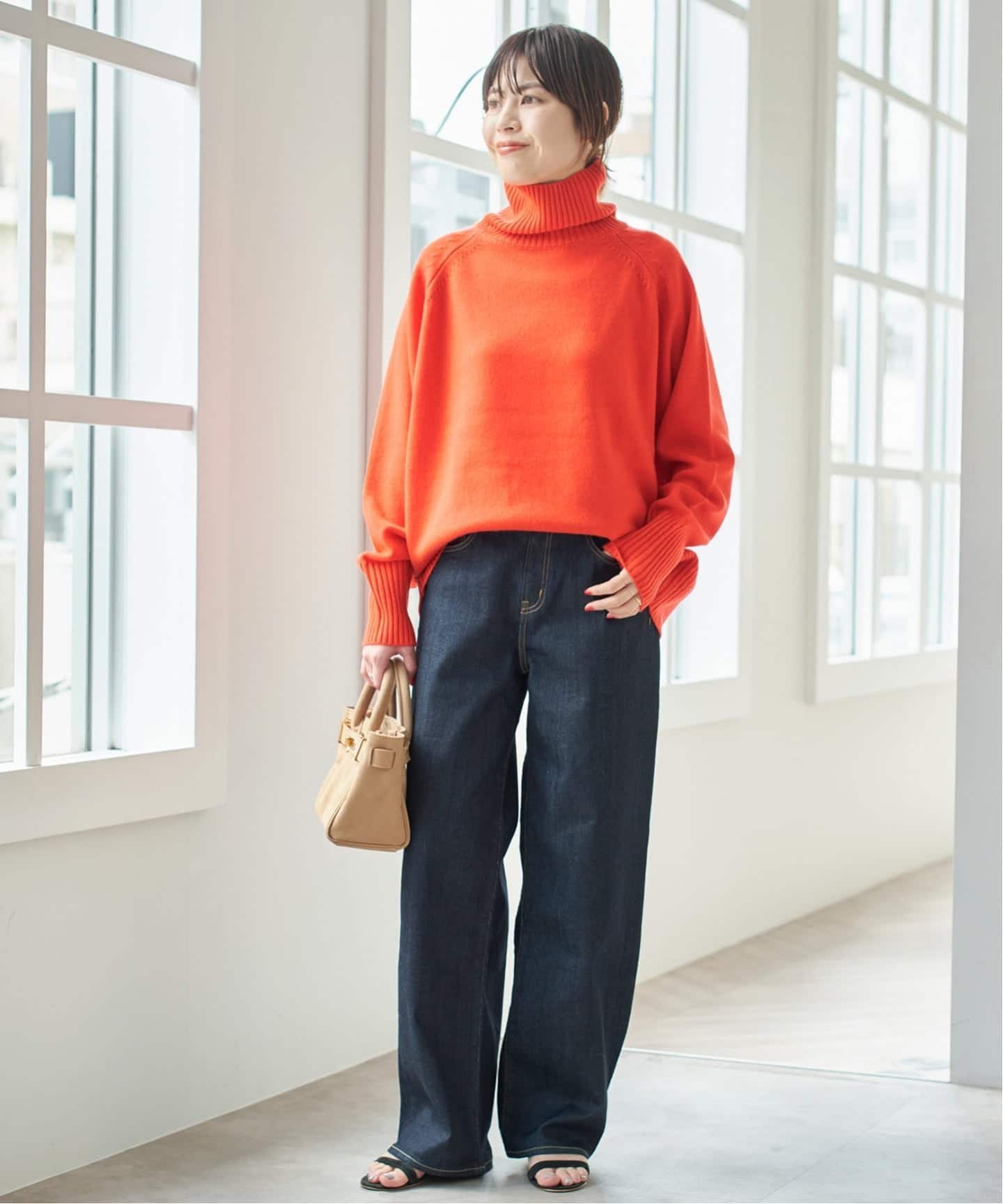 Spick & Span｜《WEB限定カラー有り》ウールカシミヤ ラグランタートル