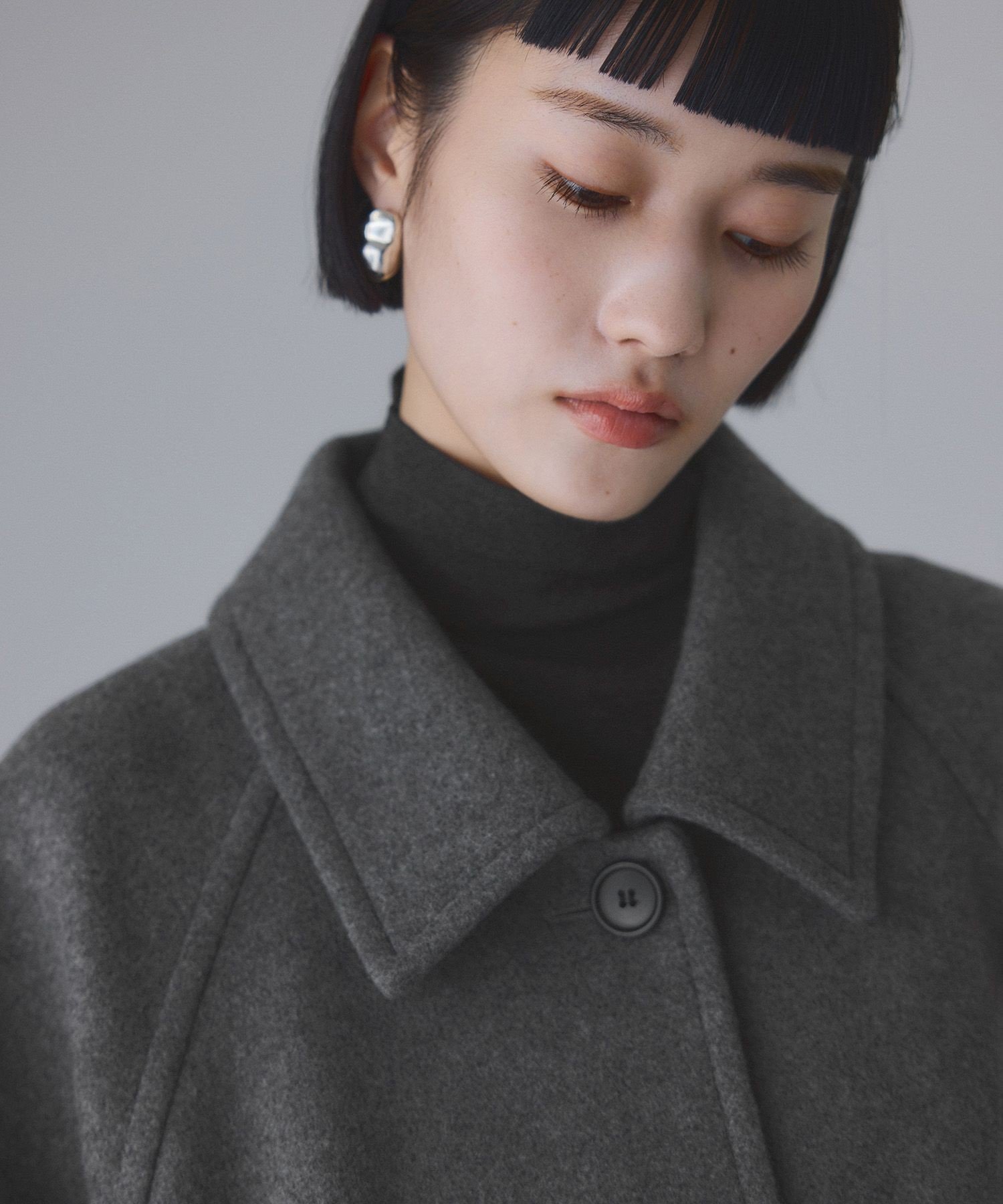 ADAM ET ROPE'｜Super140'sメルトンシャツコート | Rakuten Fashion